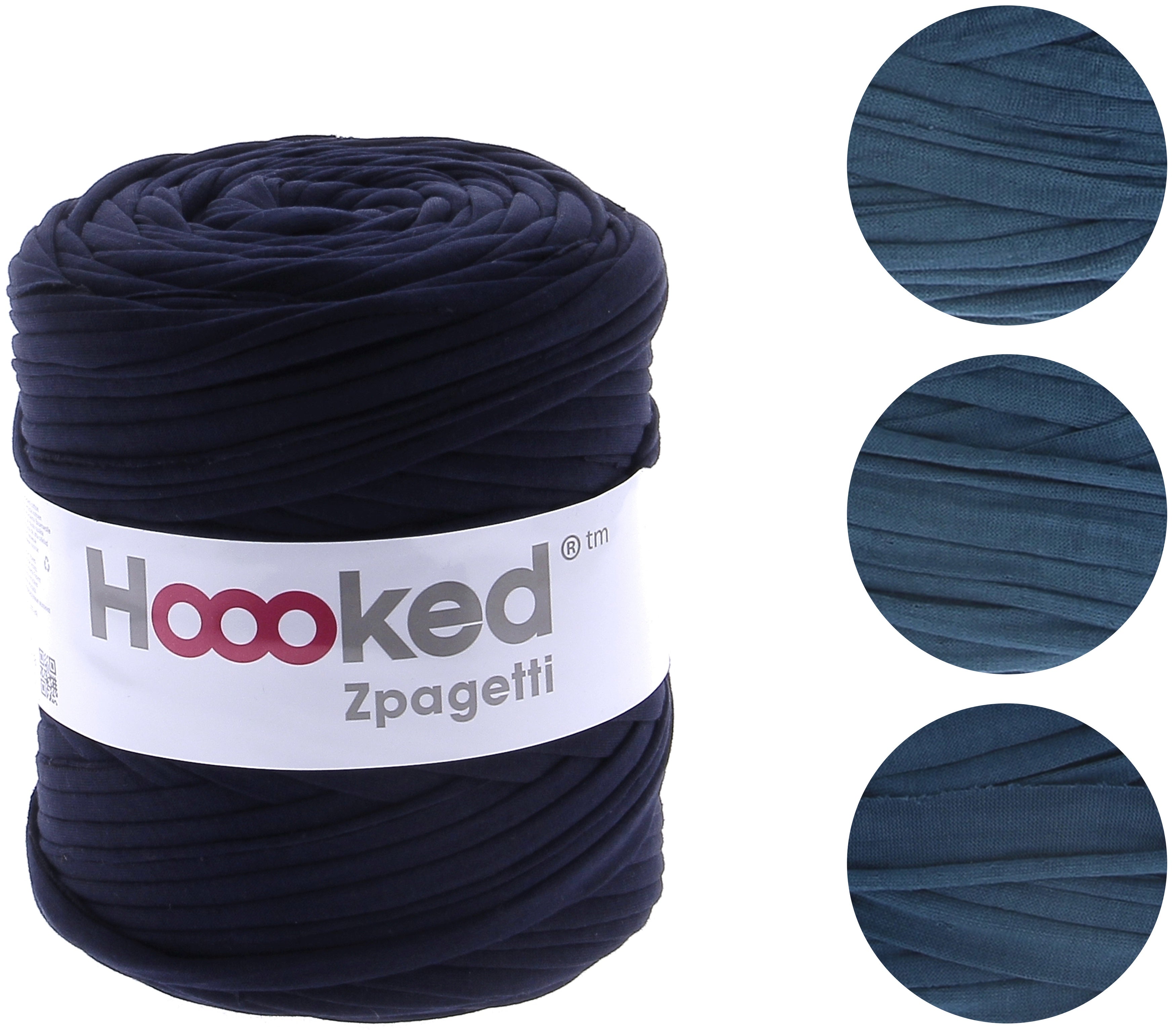 Hoooked Zpagetti Yarn Sailor Blue - Dark Blue Shades