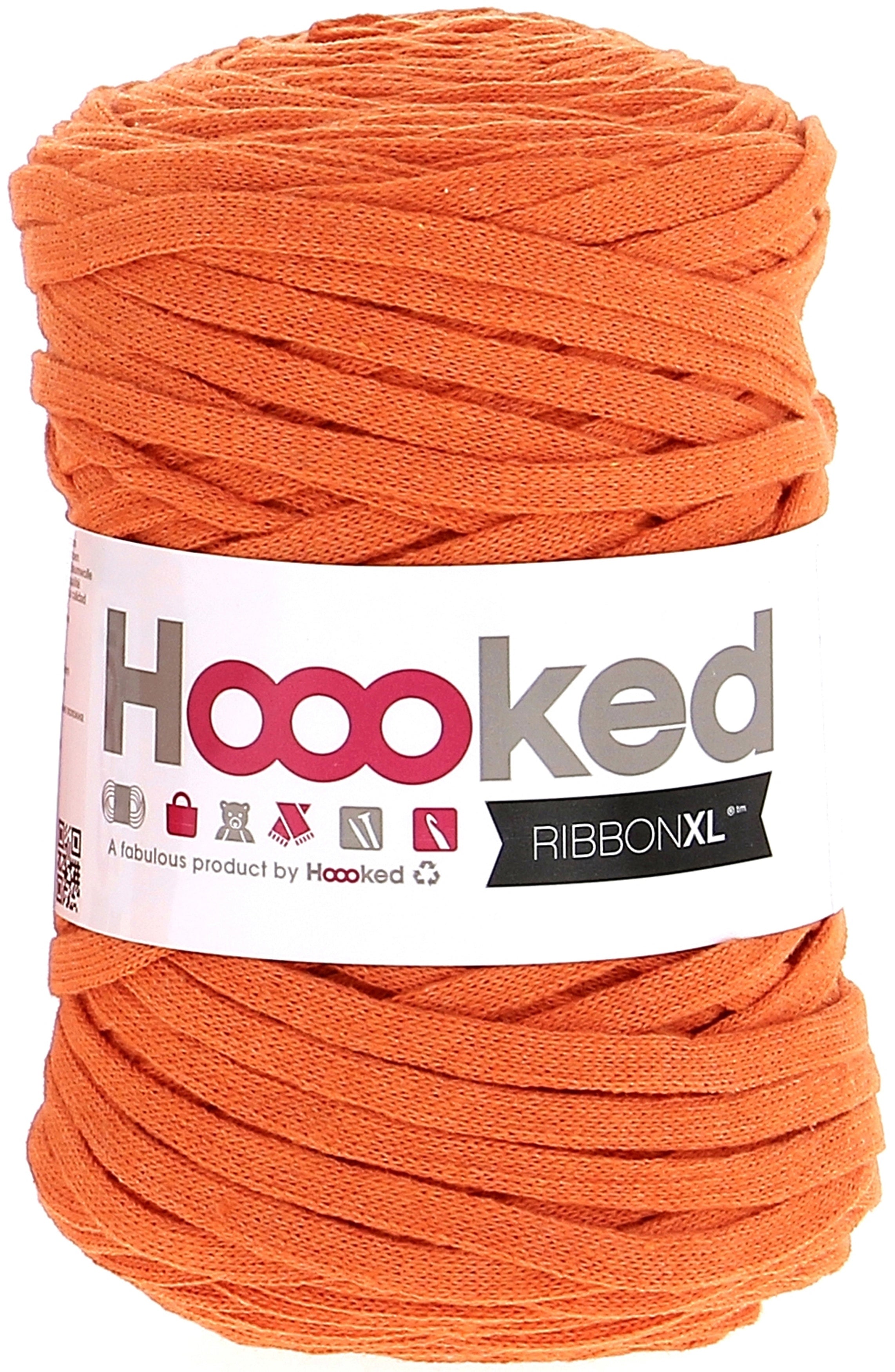Hoooked Ribbon XL Yarn Dutch Orange