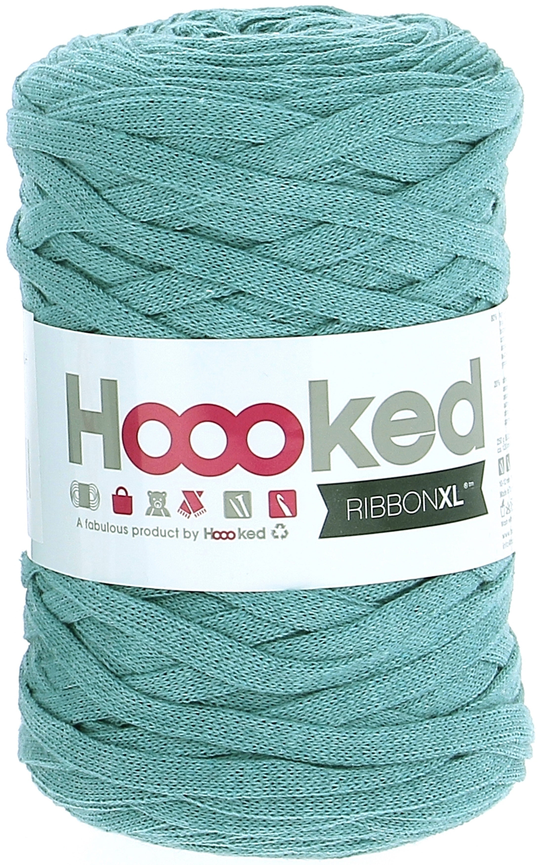 Hoooked Ribbon XL Yarn Emerald Splash