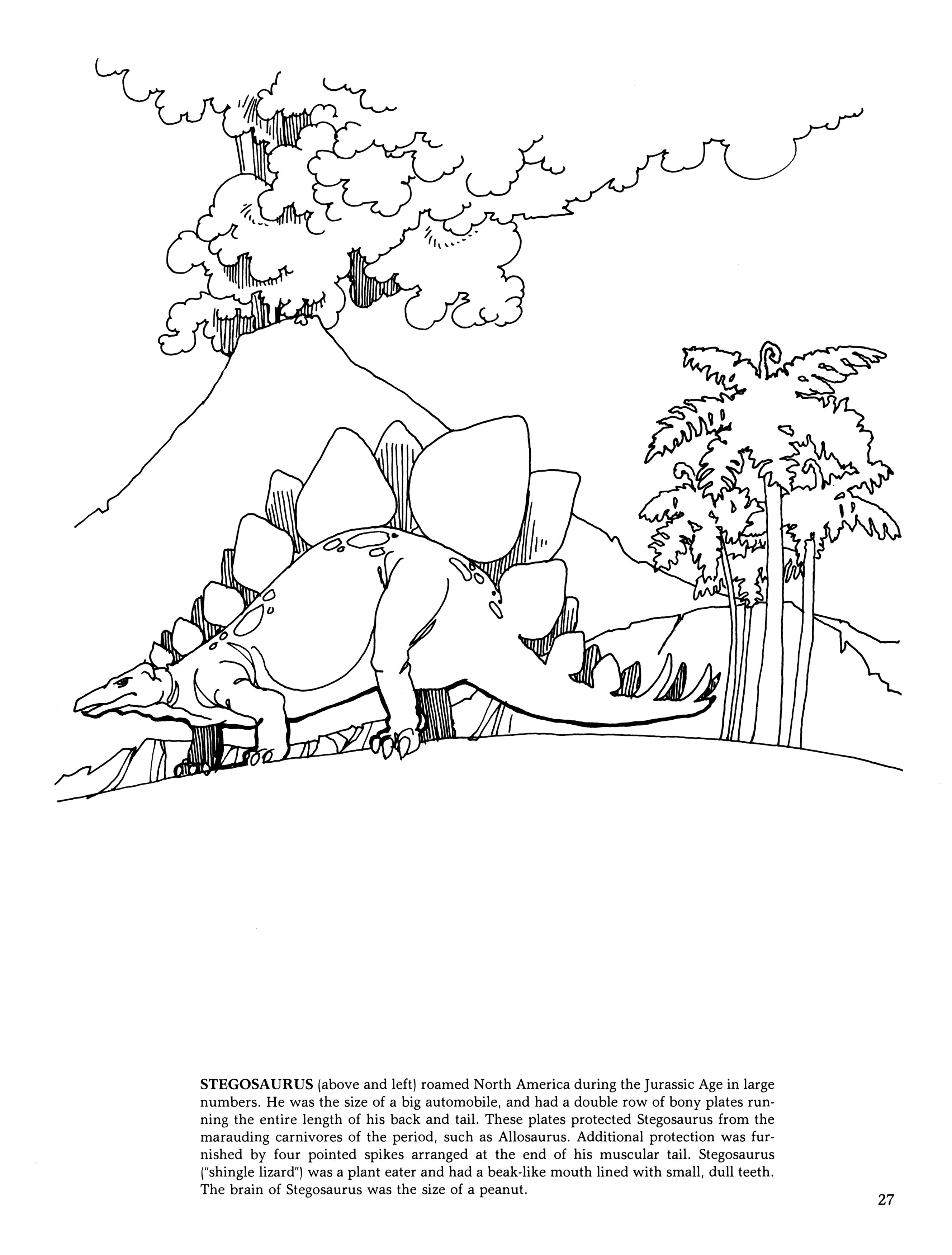 Dover Publications The Dinosaur Coloring Book