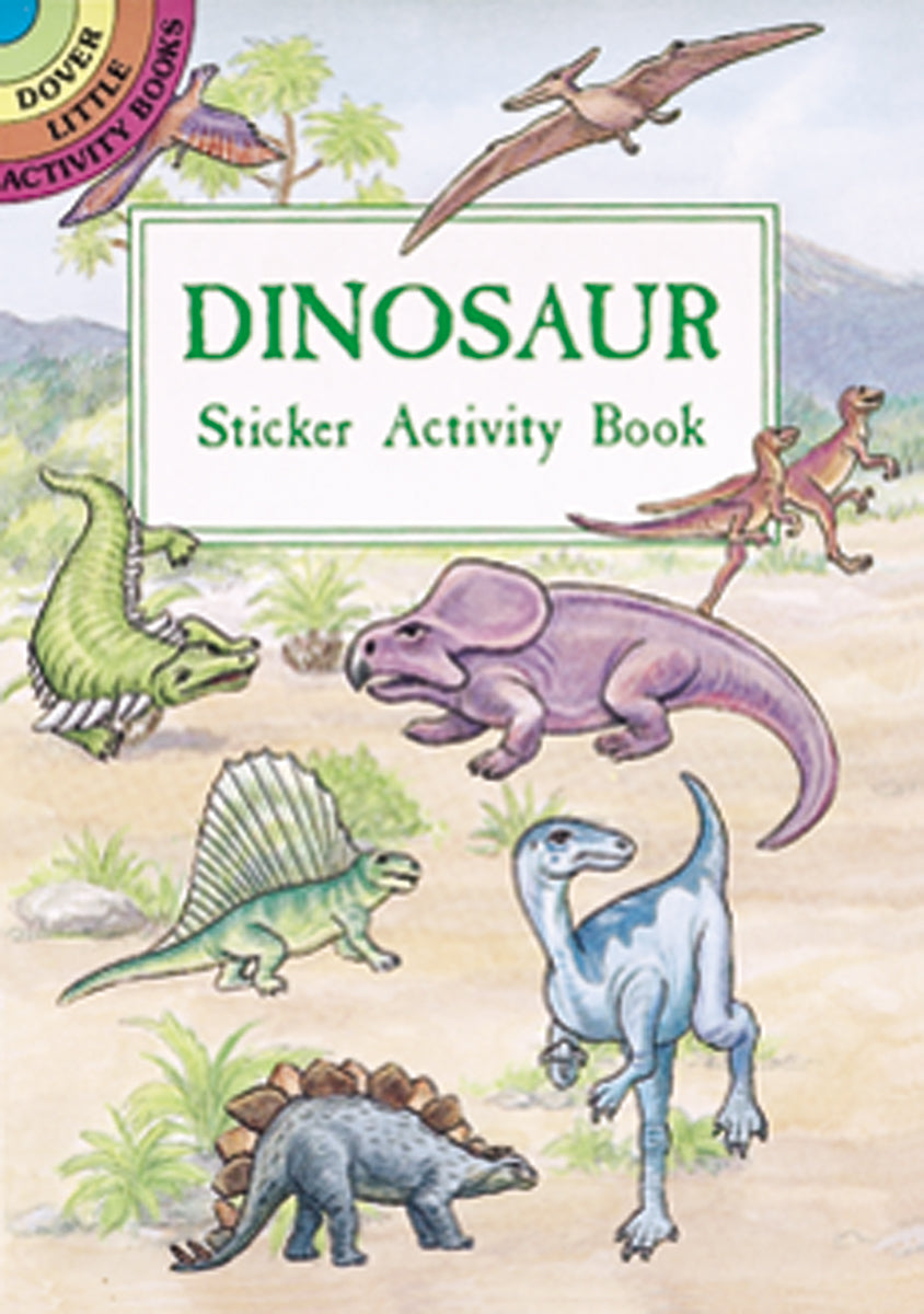 Dover Publications Dinosaur Sticker Activity Book