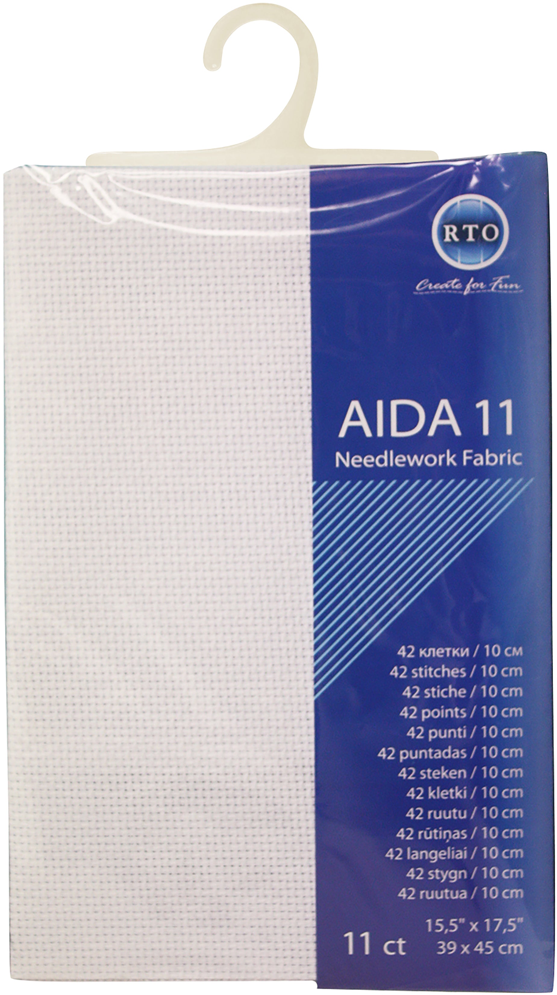 RTO Aida 11 Count 39X45cm White