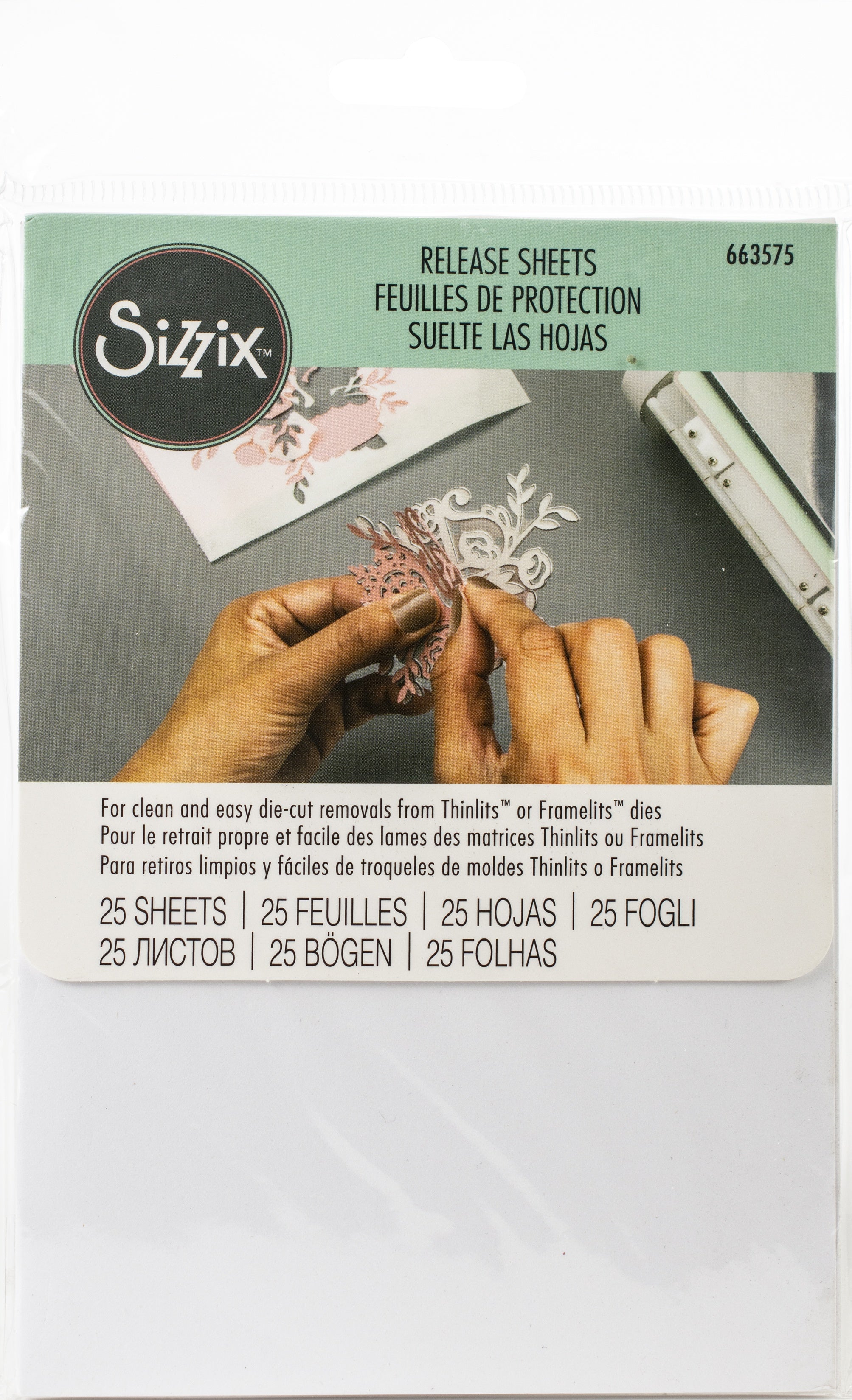 Sizzix Release Sheets 4"X6" 25/Pkg 