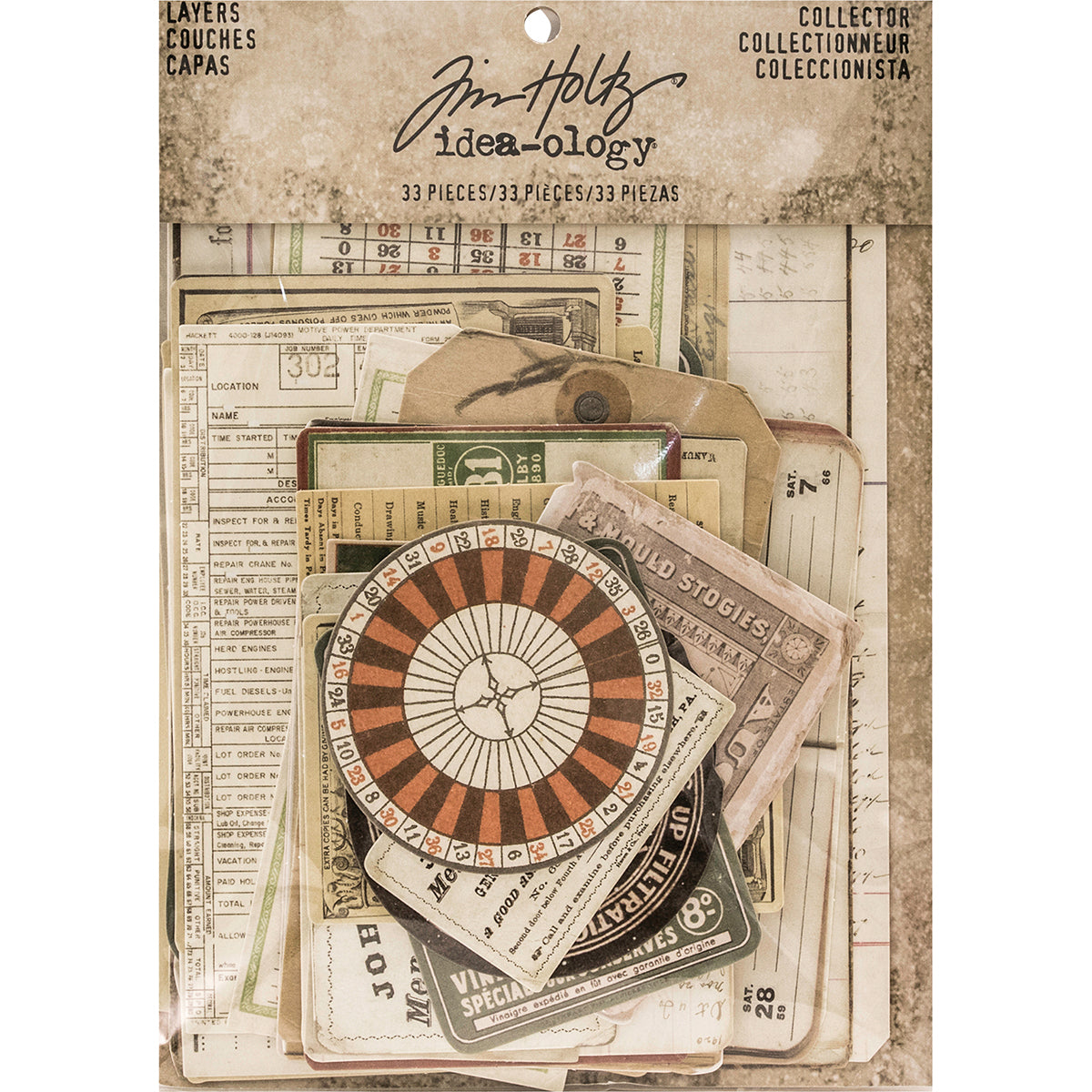 Idea-Ology Layers Cards 33/Pkg 1.5"X2" To 4.5"X5.75"