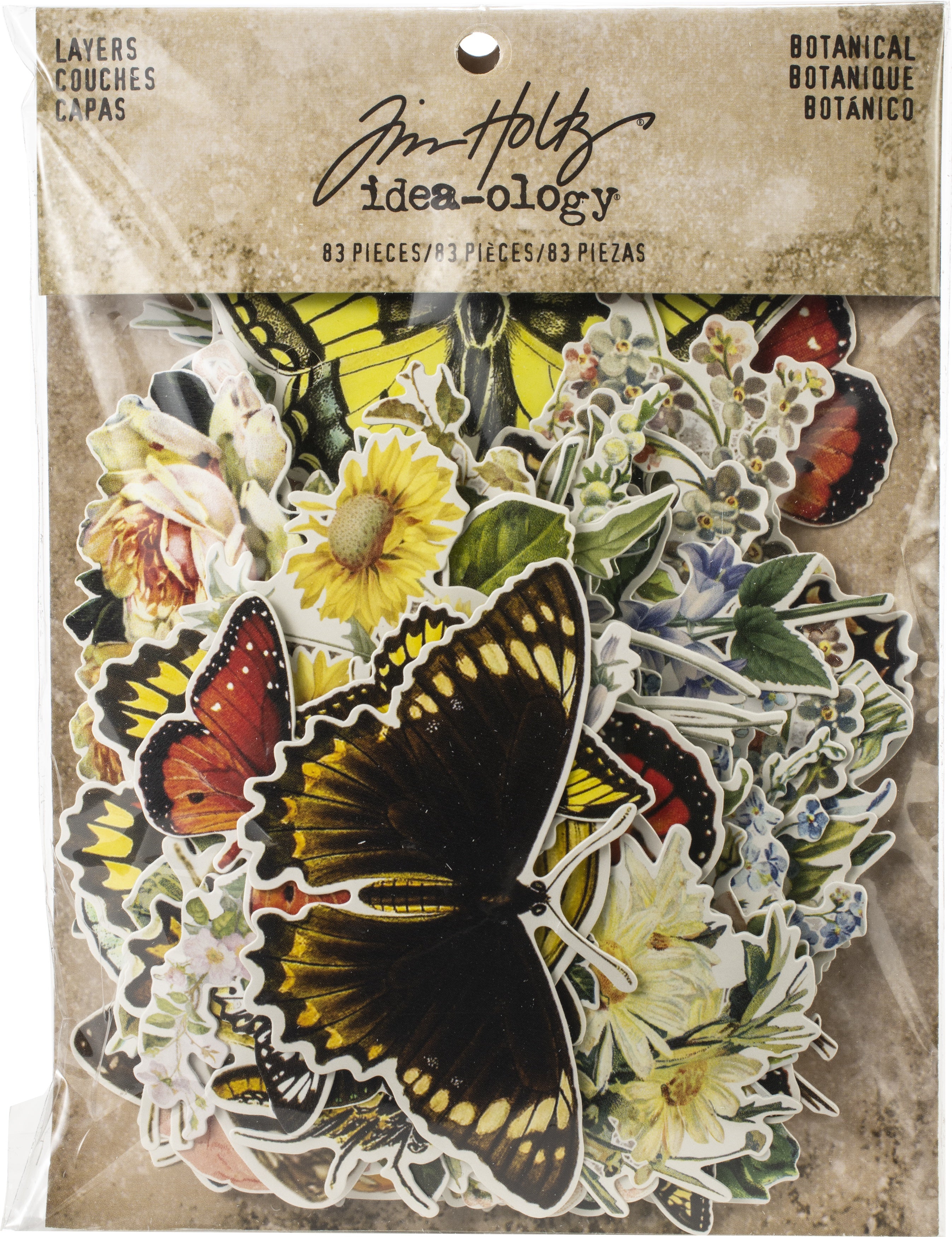 Idea-Ology Layers Die-Cuts 83/Pkg Botanical