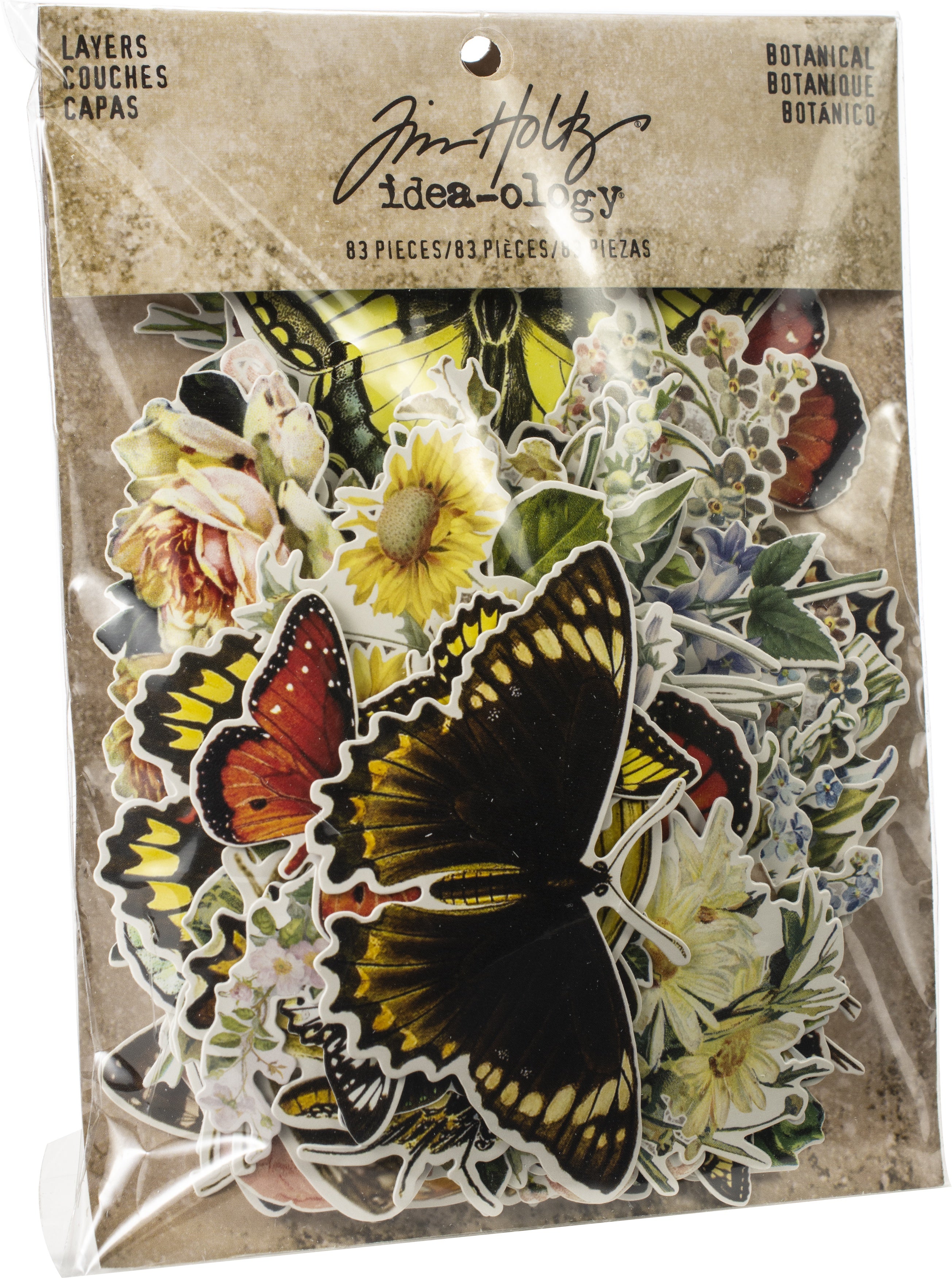 Idea-Ology Layers Die-Cuts 83/Pkg Botanical