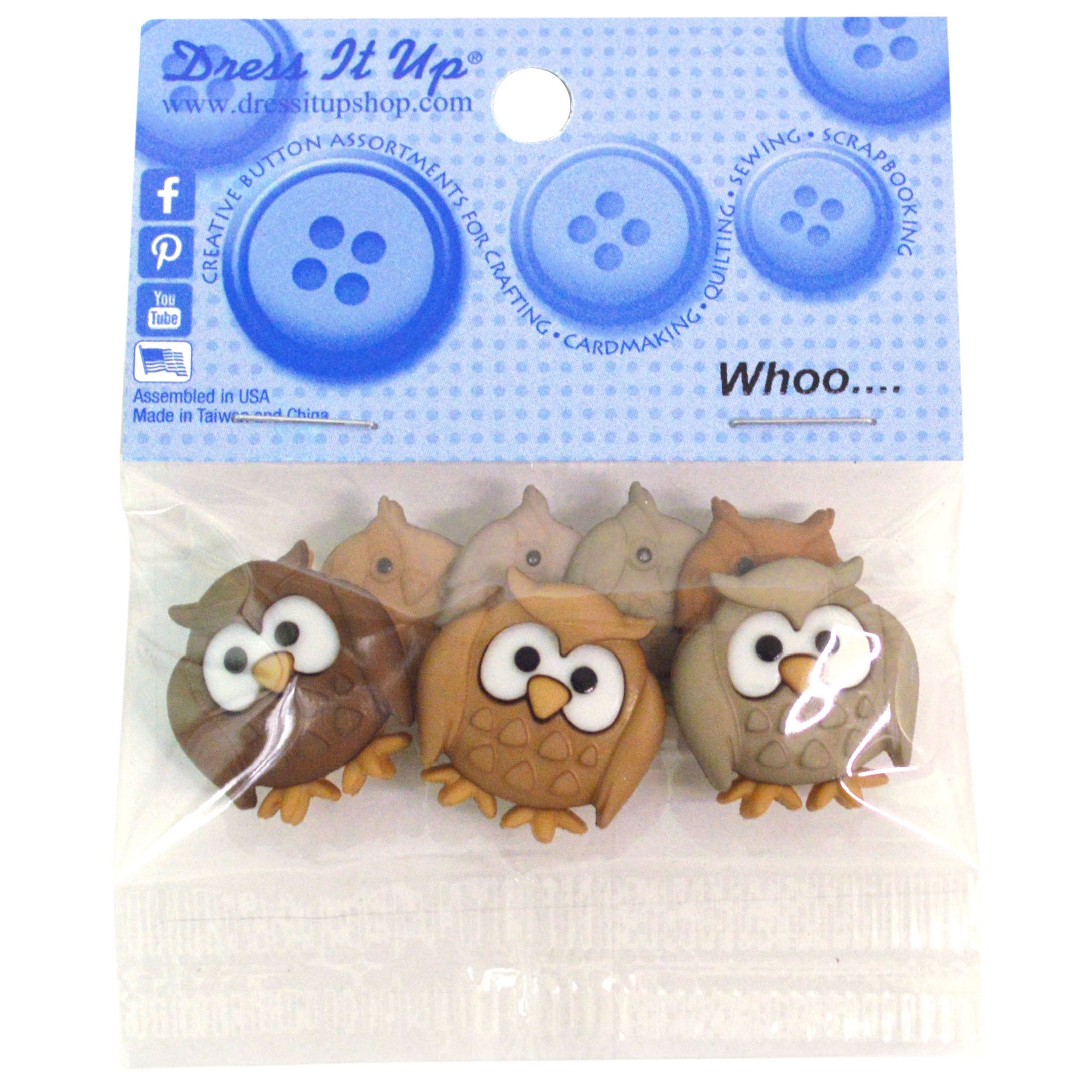Dress It Up Embellishments-Whoo...