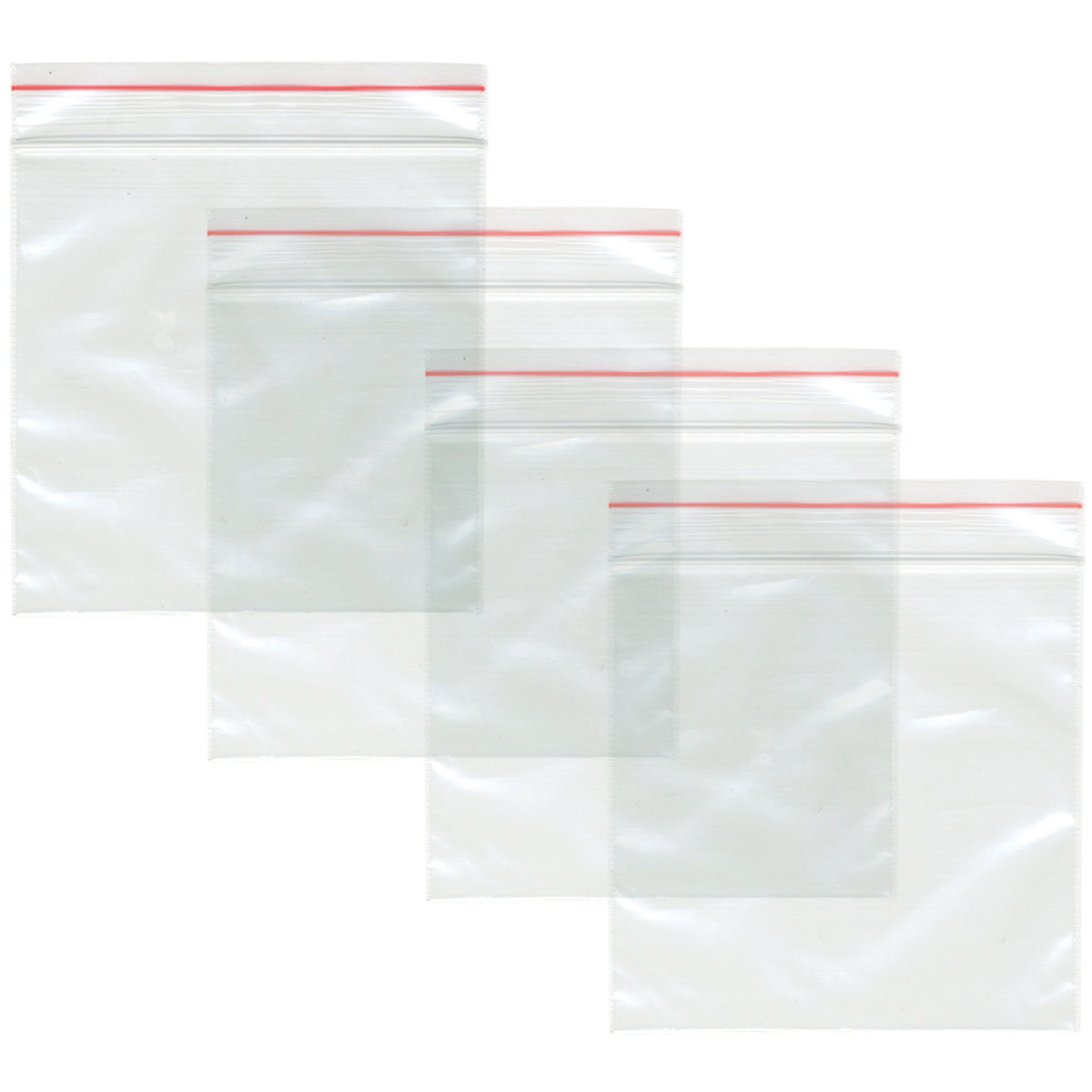 Ziplock Polybags 50/Pkg  3"X4" Clear