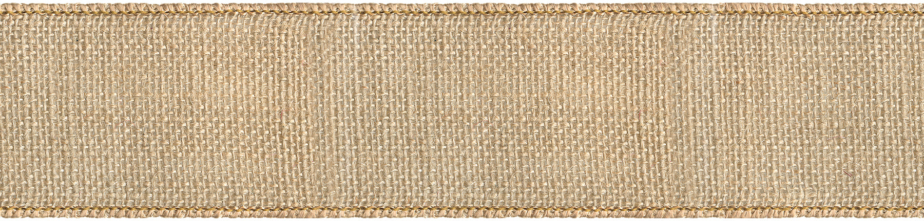 Wired Burlap Ribbon 1-1/2"X9' Natural