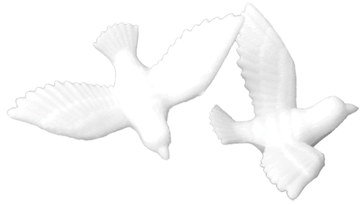 White Doves 2" 12/Pkg 