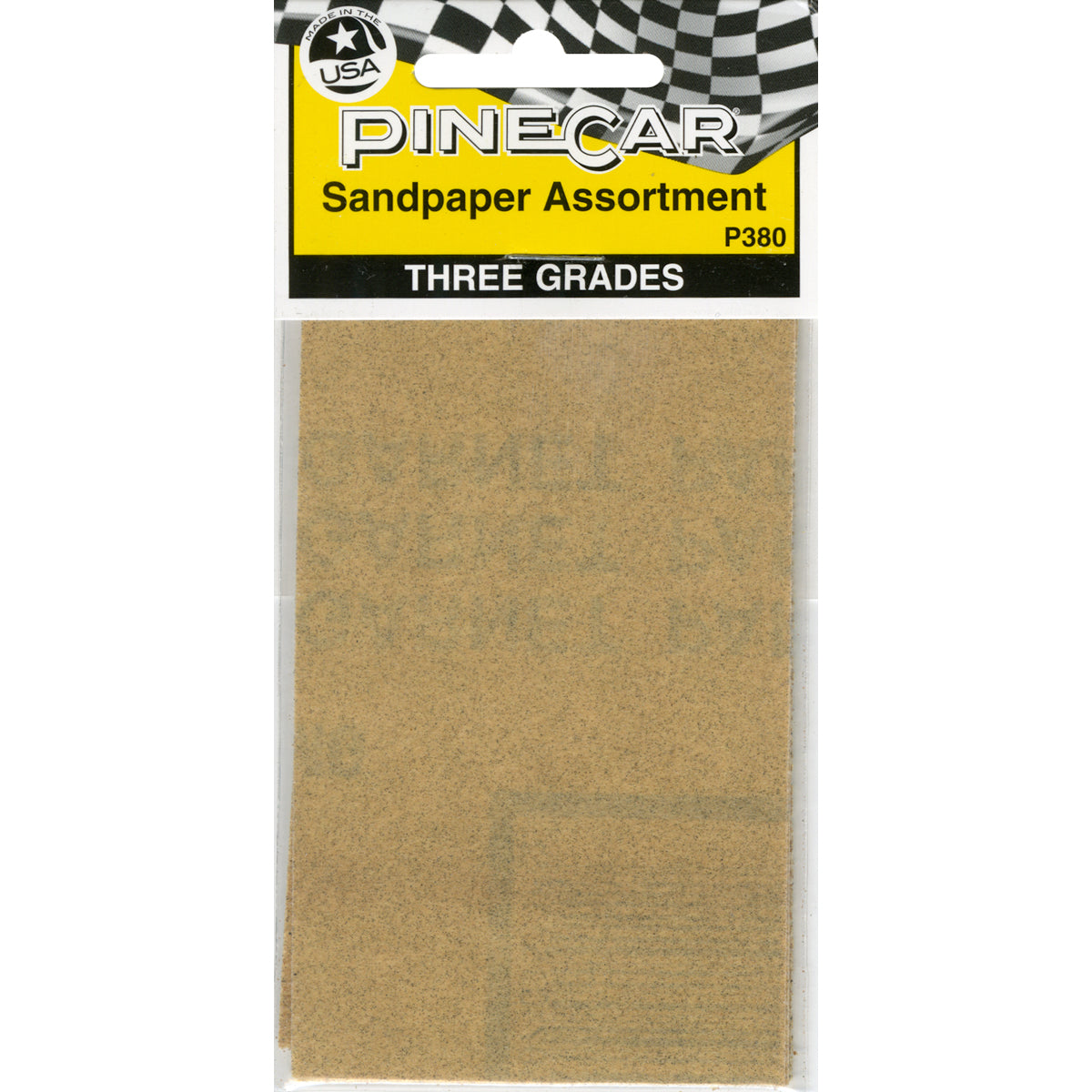 Pine Car Sandpaper Assortment