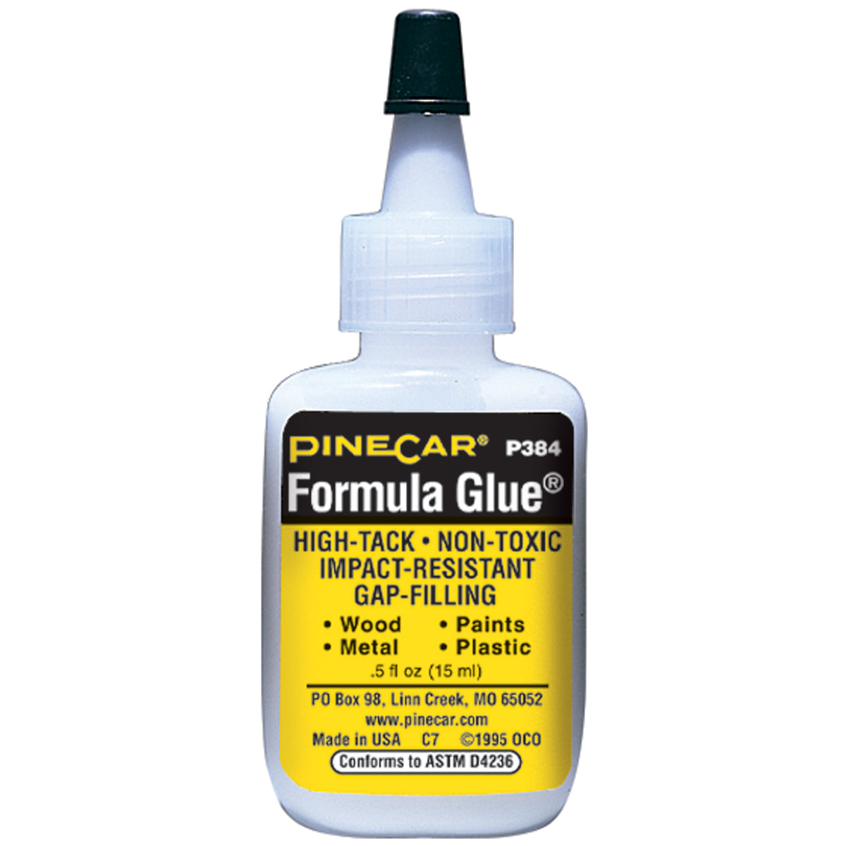 Pine Car Quick-Tac White Glue (.5fl oz.)