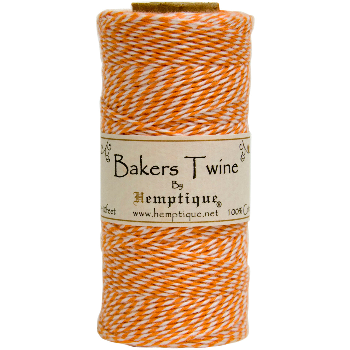 Cotton Baker's Twine Spool 2-Ply 410' Orange