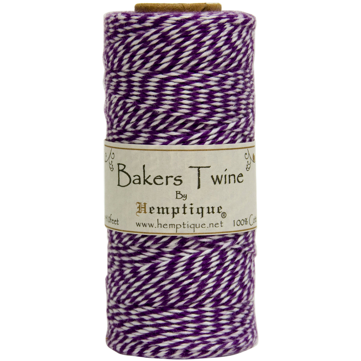 Cotton Baker's Twine Spool 2-Ply 410' Purple