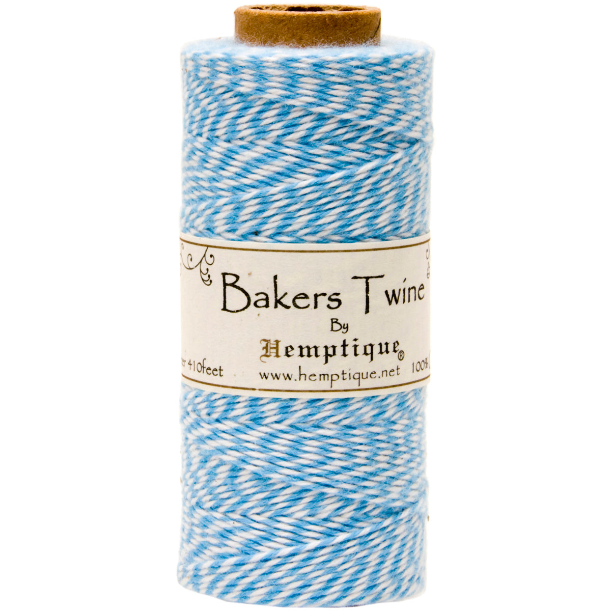 Cotton Baker's Twine Spool 2-Ply 410' Light Blue