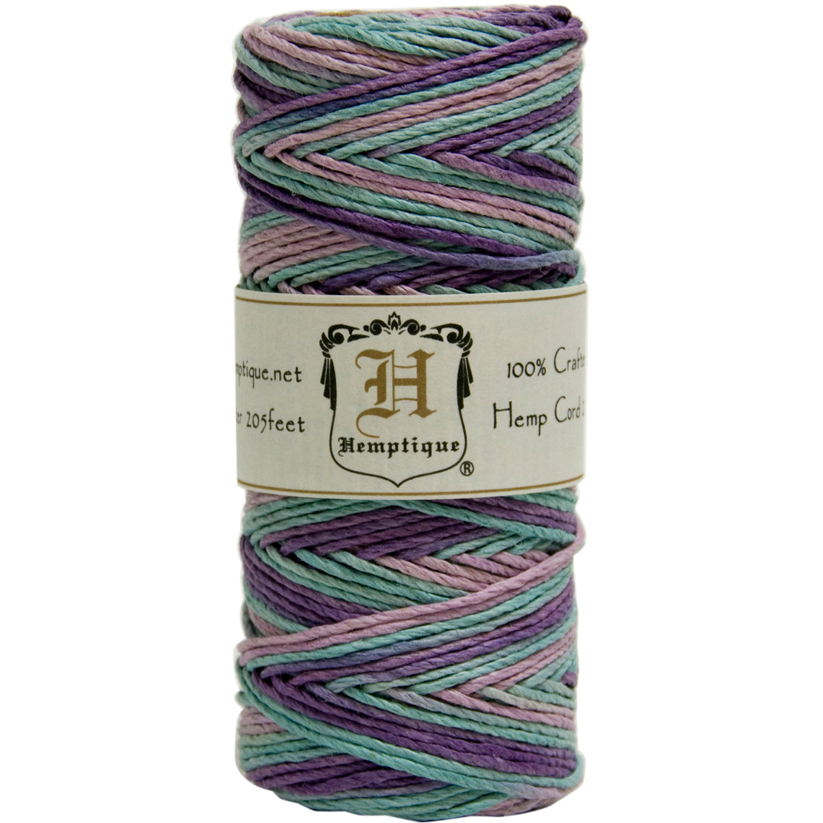 Hemp Variegated Cord Spool 20lb 205' Pastel