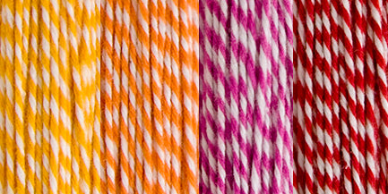 Cotton Baker's Twine 2-Ply 120' Candy Lane