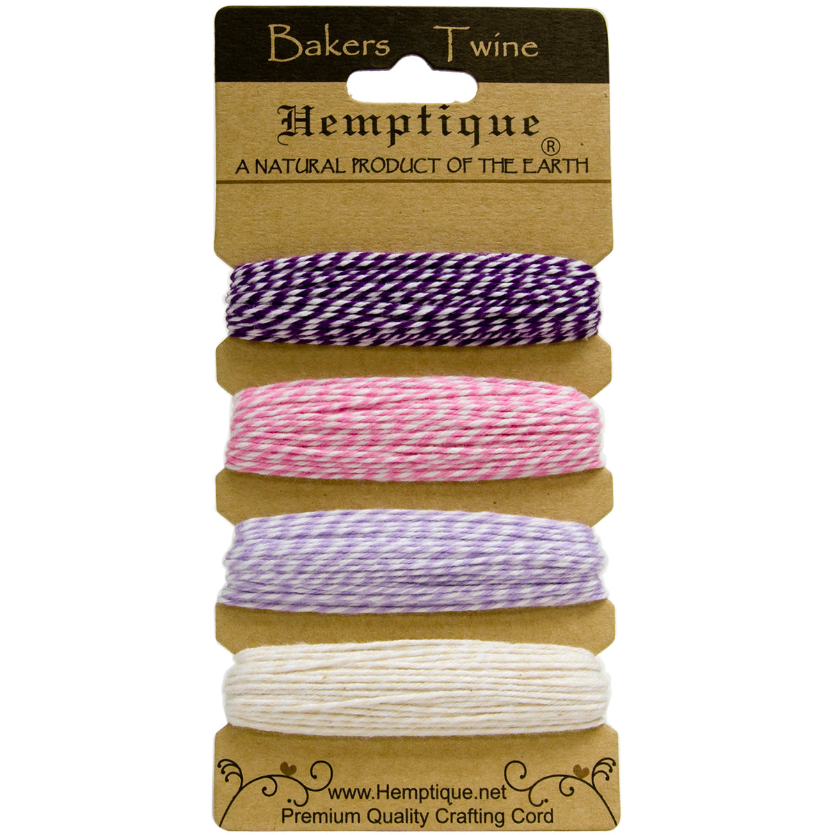 Cotton Baker's Twine 2-Ply 120' Raspberry Sorbet