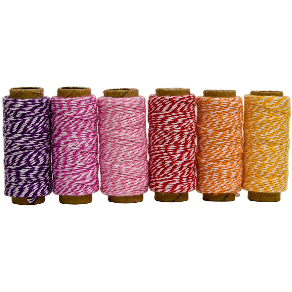 Cotton Baker's Twine Mini Spool Set 2-Ply 65' Spring Fling