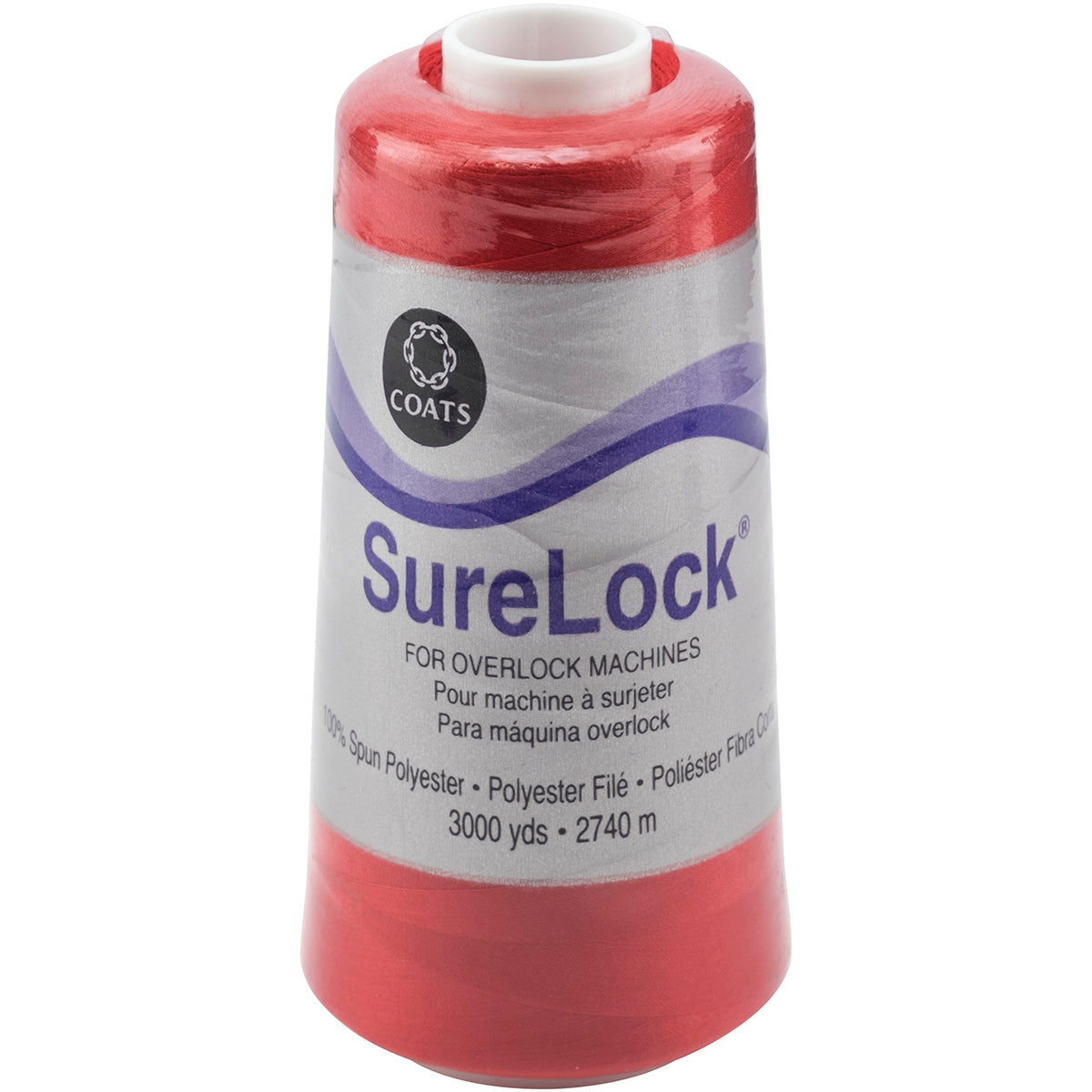 Surelock Overlock Thread 3,000yd Tomato