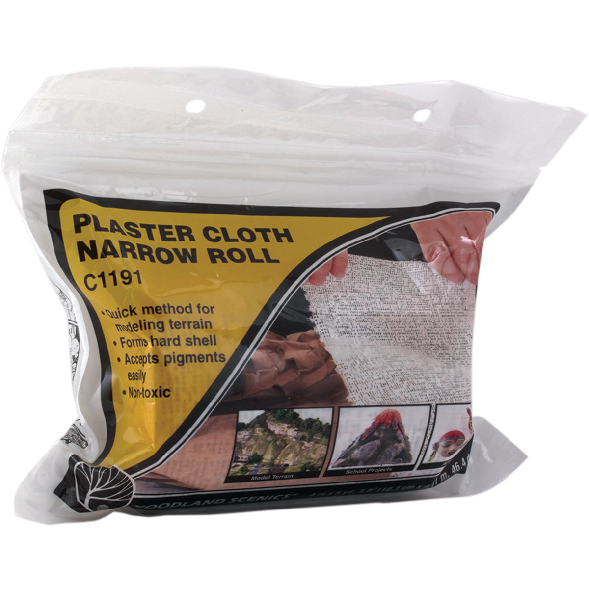 4"x5' Plaster Cloth Narrow Roll