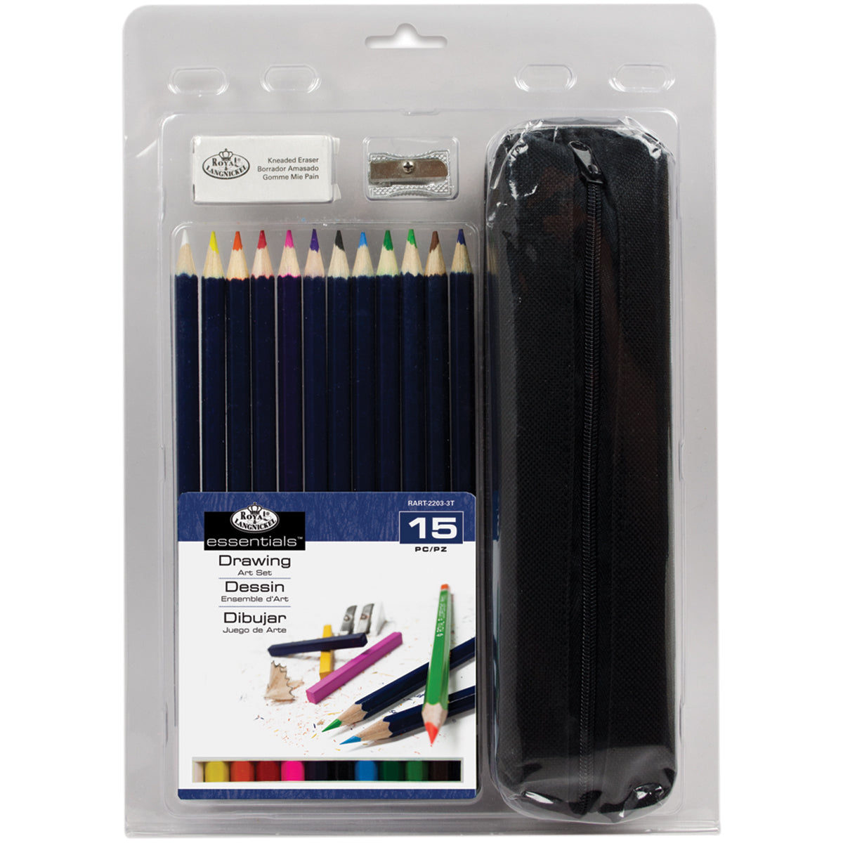 Clamshell Art Sets Drawing Pencil With Case