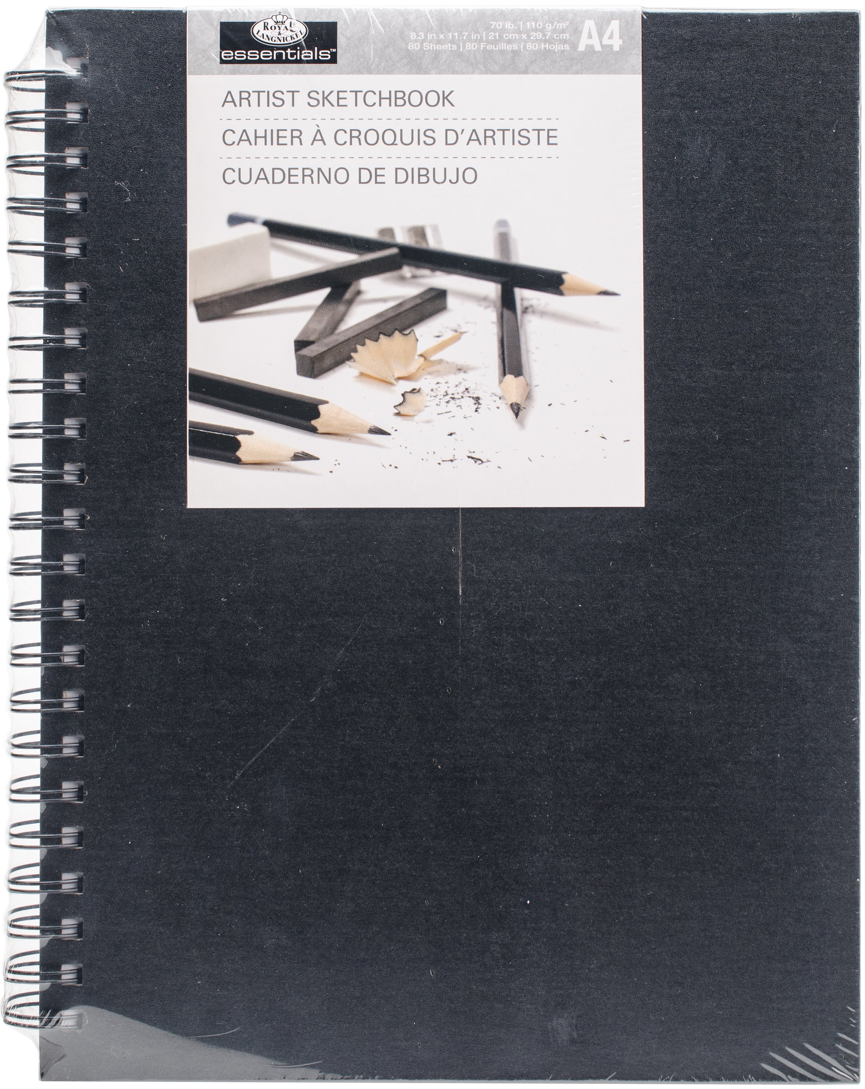 Spiral Hardcover Sketchbook 8.3"X11.7" 