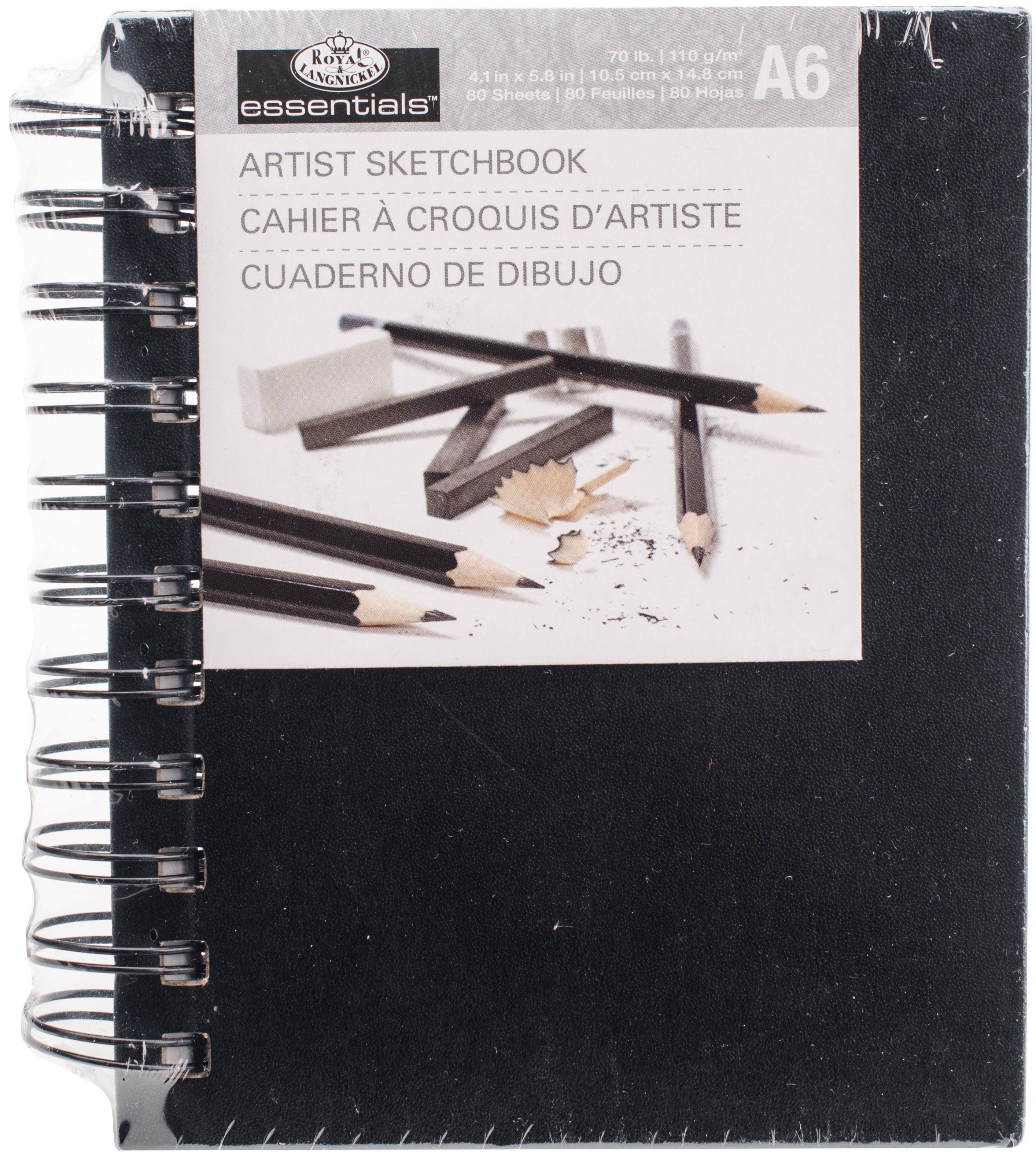 Spiral Hardcover Sketchbook 4.1"X5.8" 