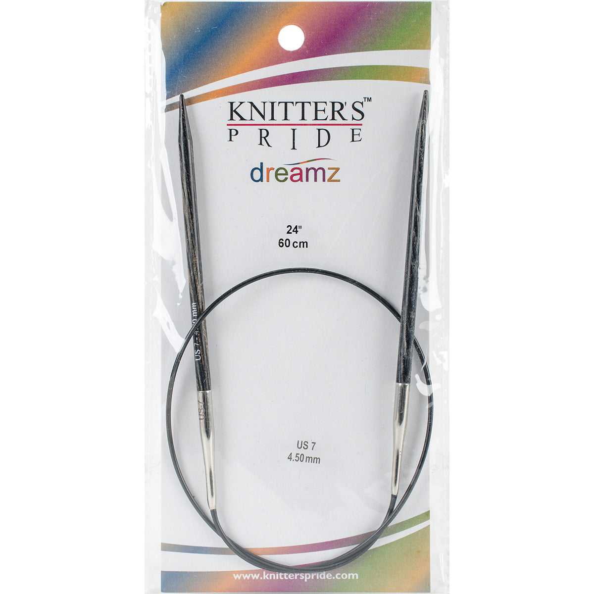 Dreamz Fixed Circular Needles 24" Size 7/4.5mm