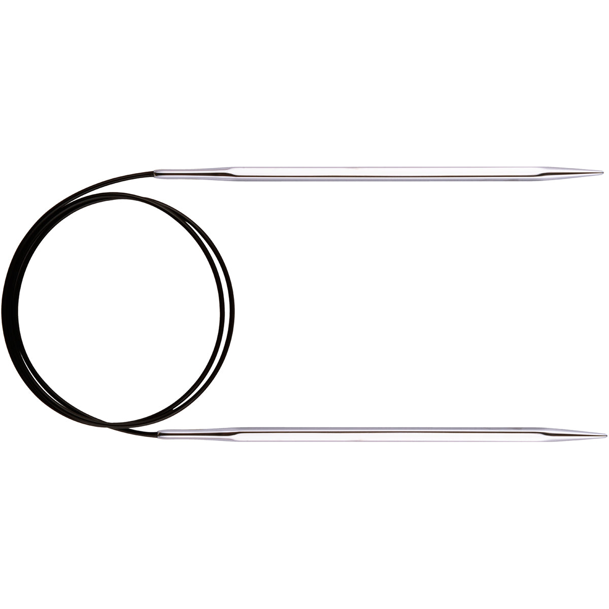 Cubics Platina Fixed Circular Needles 16" Size 6/4mm