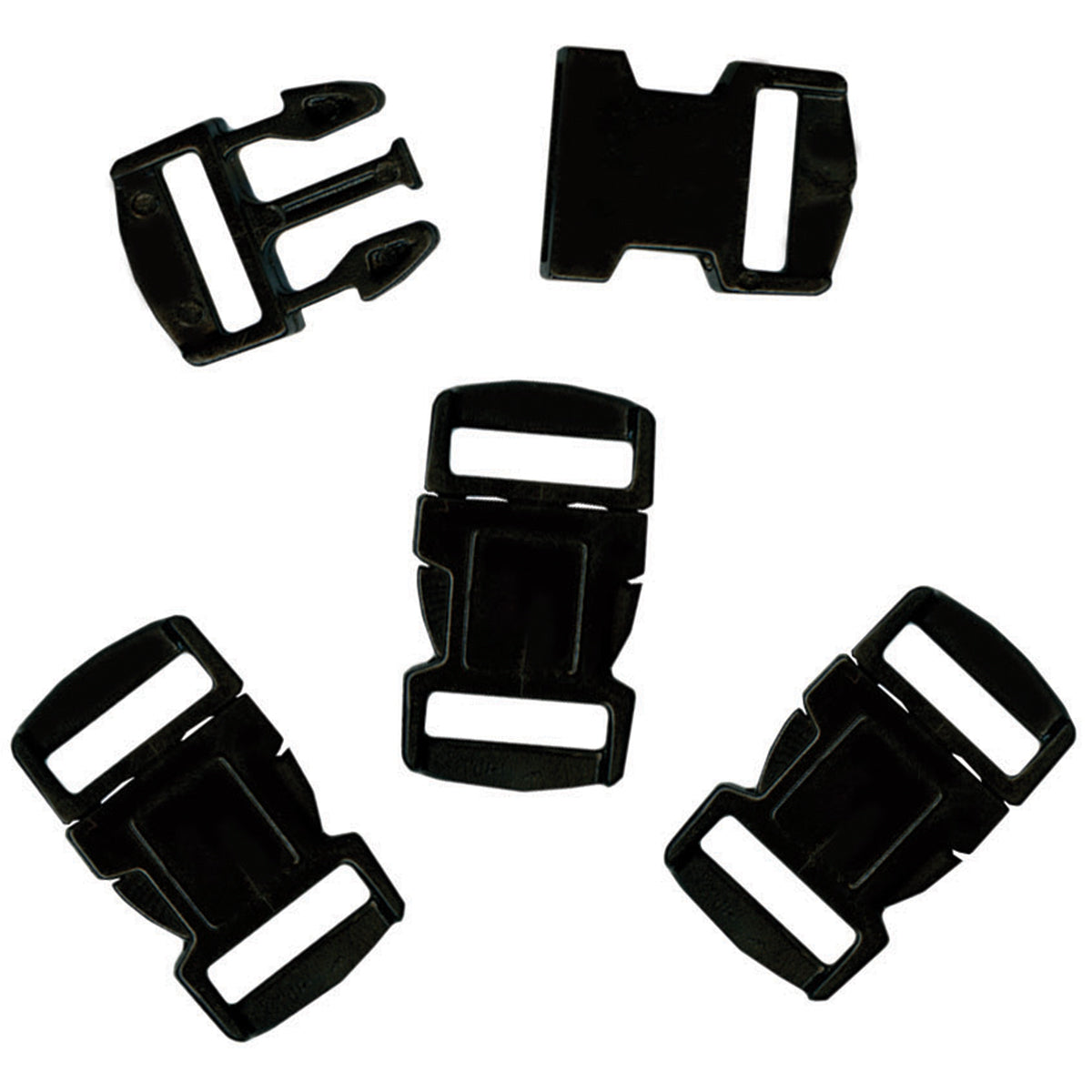 Parachute Cord Buckles 12mm 30/Pkg   