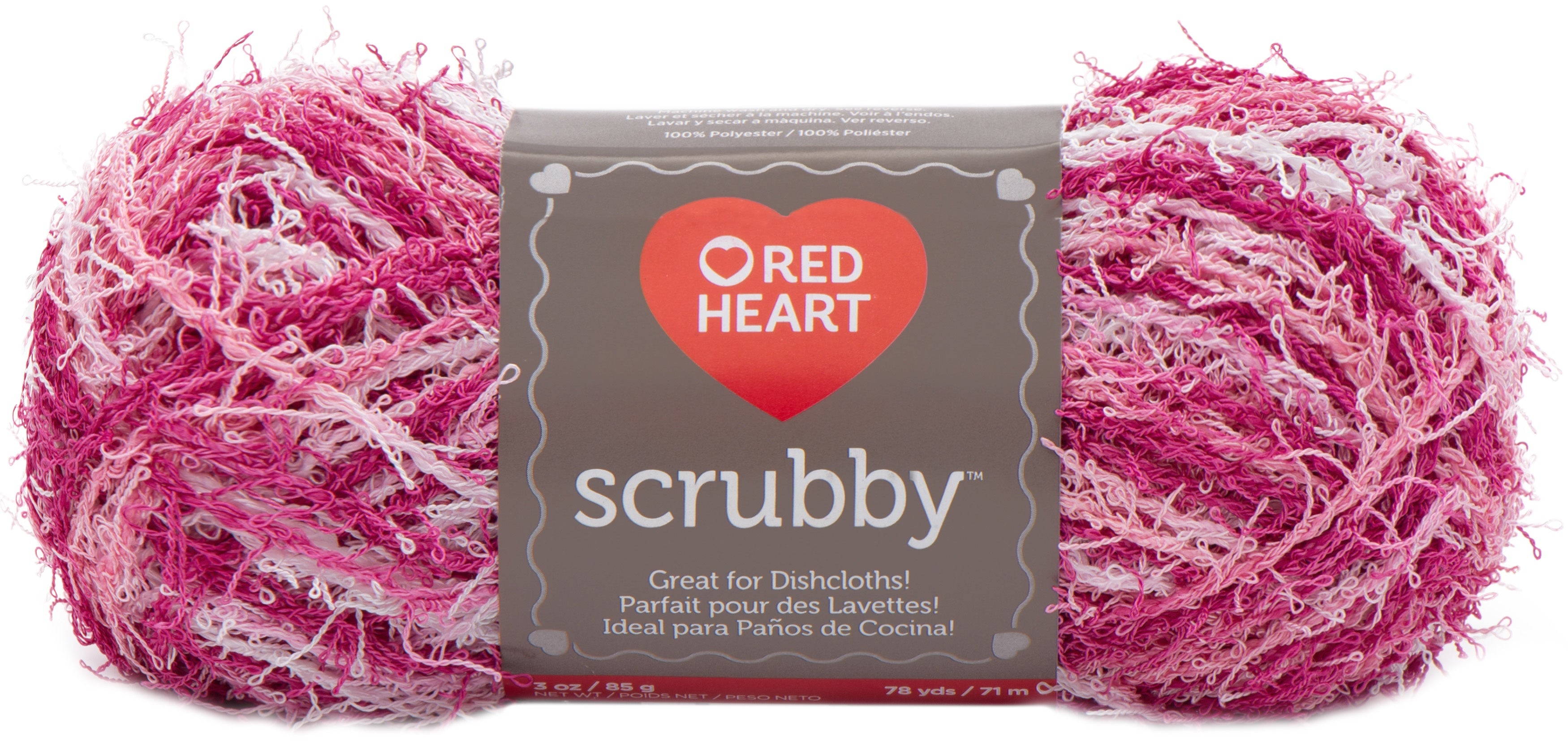 Red Heart Scrubby Yarn Candy