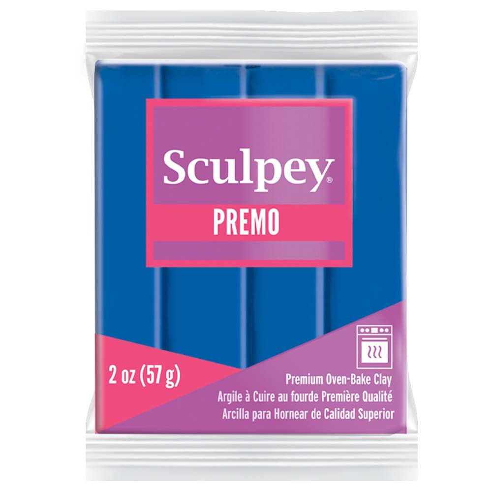Premo Sculpey Polymer Clay 2oz Cobalt Blue Hue