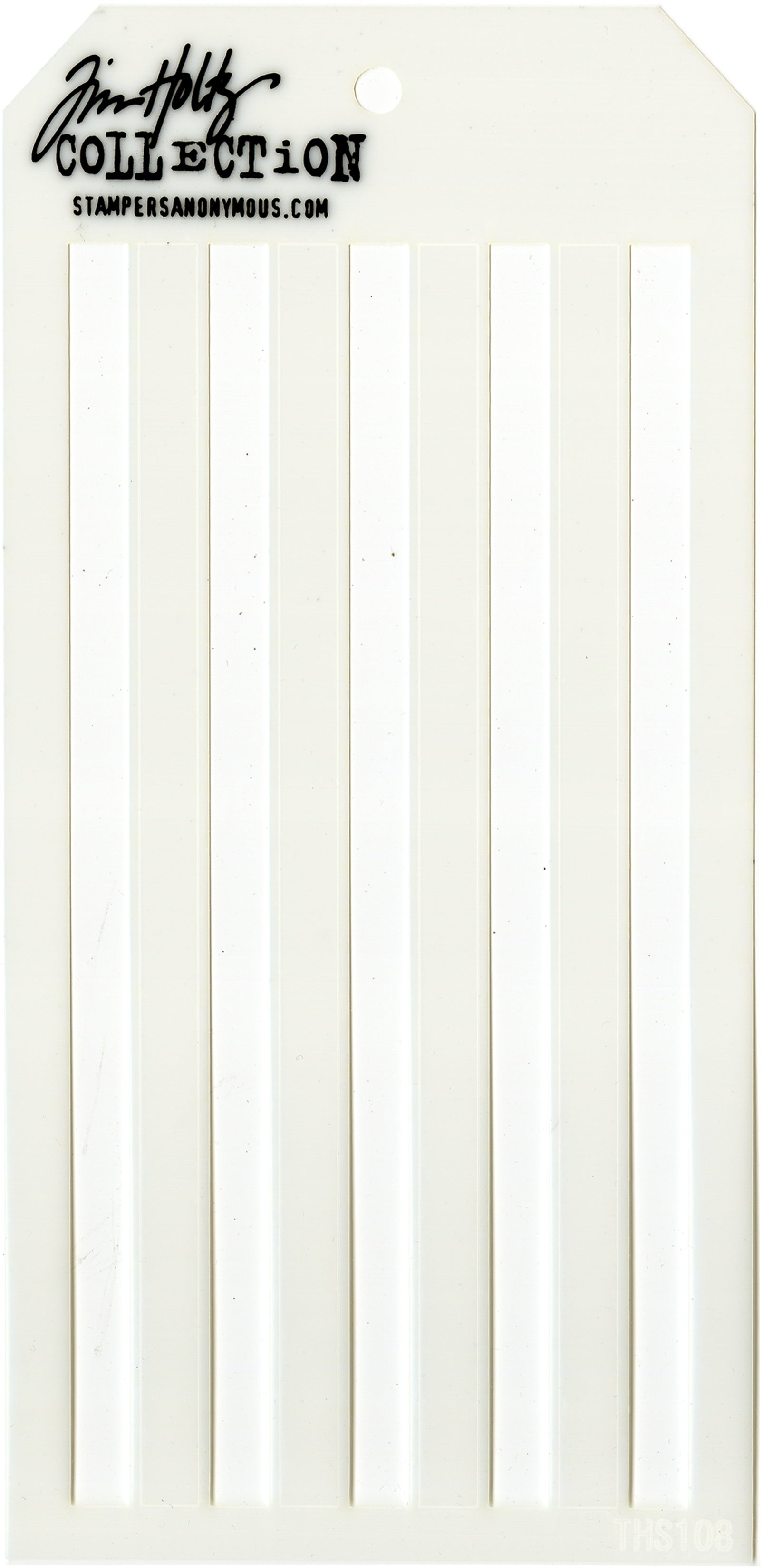 Tim Holtz Layered Stencil 4.125"X8.5" Shifter Stripes