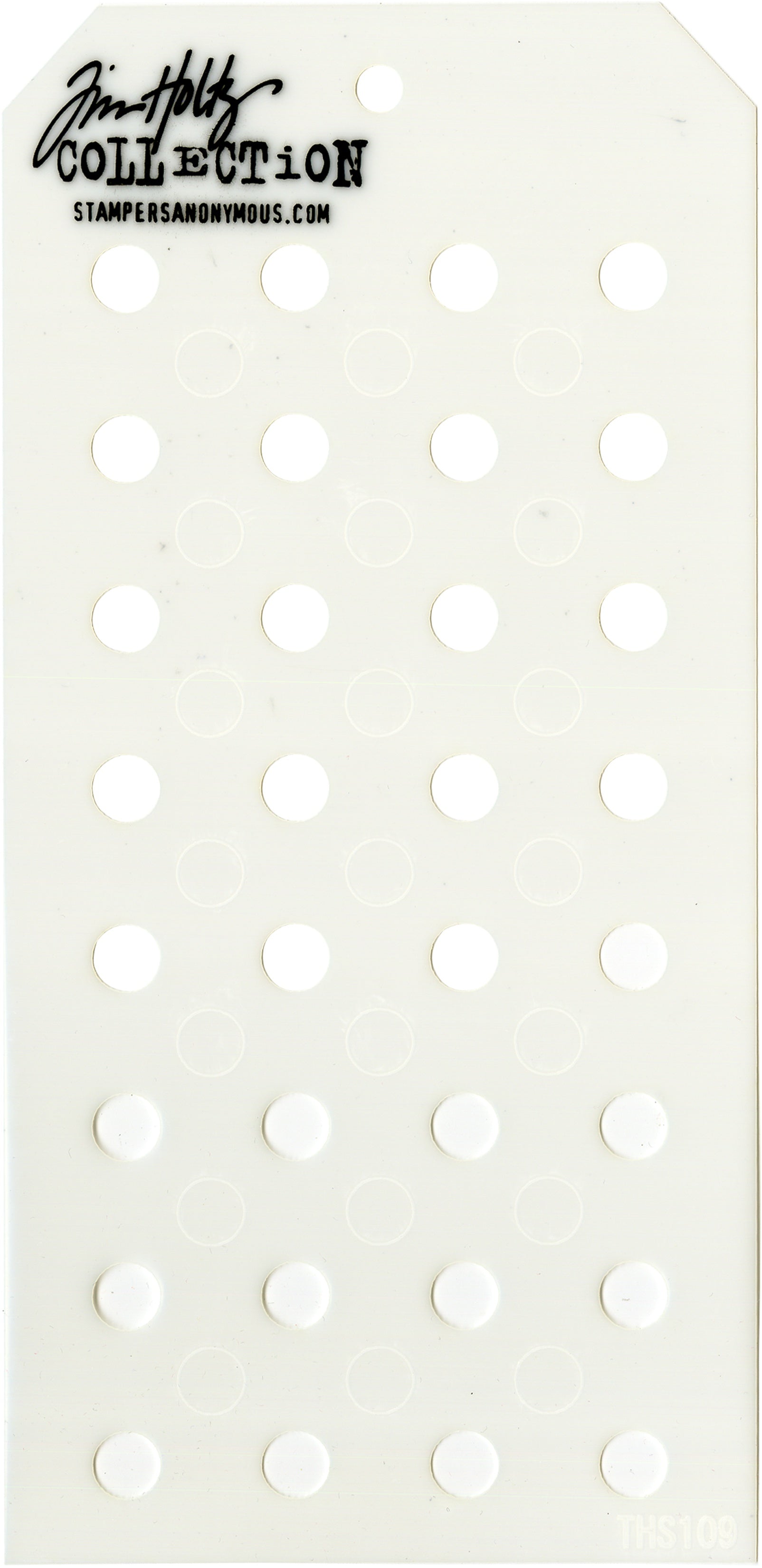 Tim Holtz Layered Stencil 4.125"X8.5" Shifter Dots