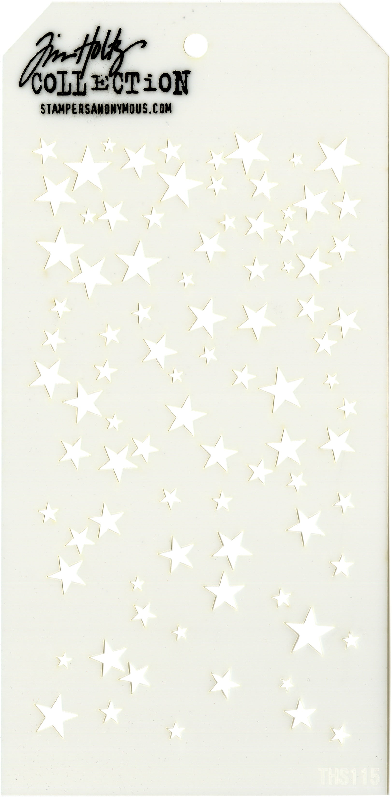 Tim Holtz Layered Stencil 4.125"X8.5" Falling Stars