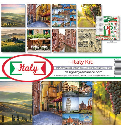 Reminisce Collection Kit 12"X12" Italy