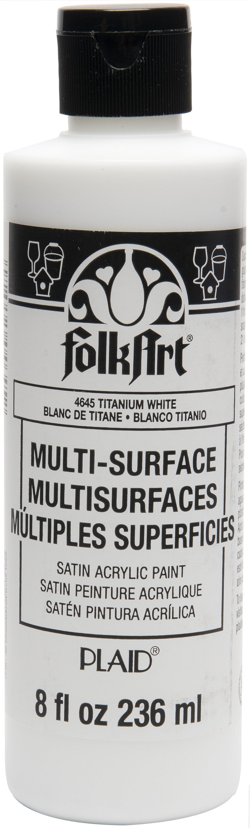 FolkArt Multi-Surface Paint 8oz Titanium White