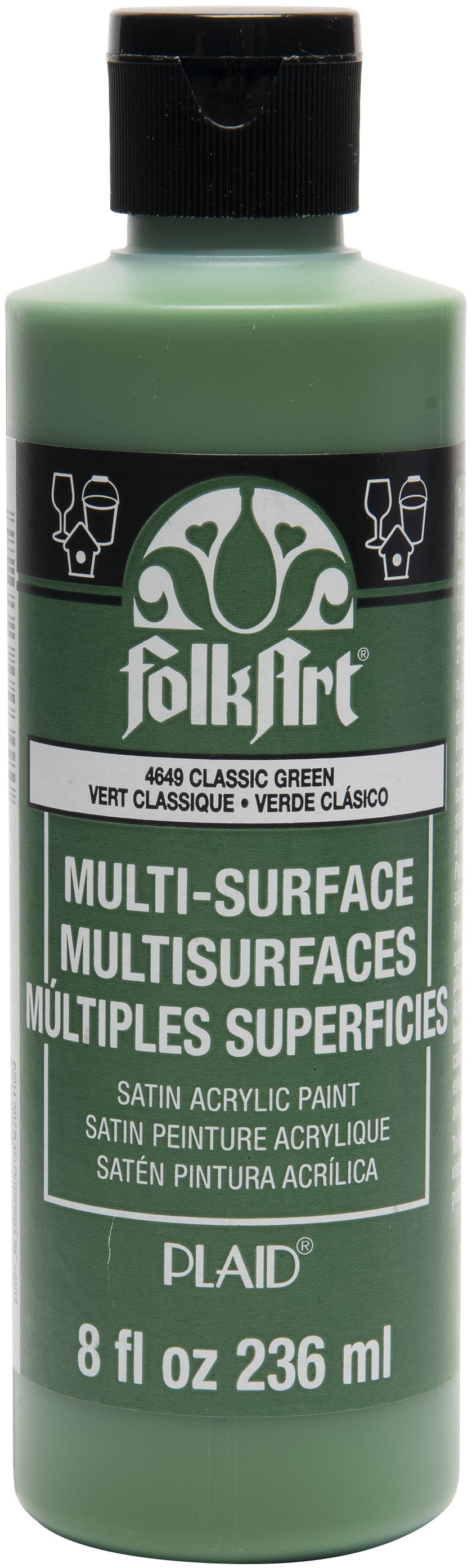 FolkArt Multi-Surface Paint 8oz Classic Green