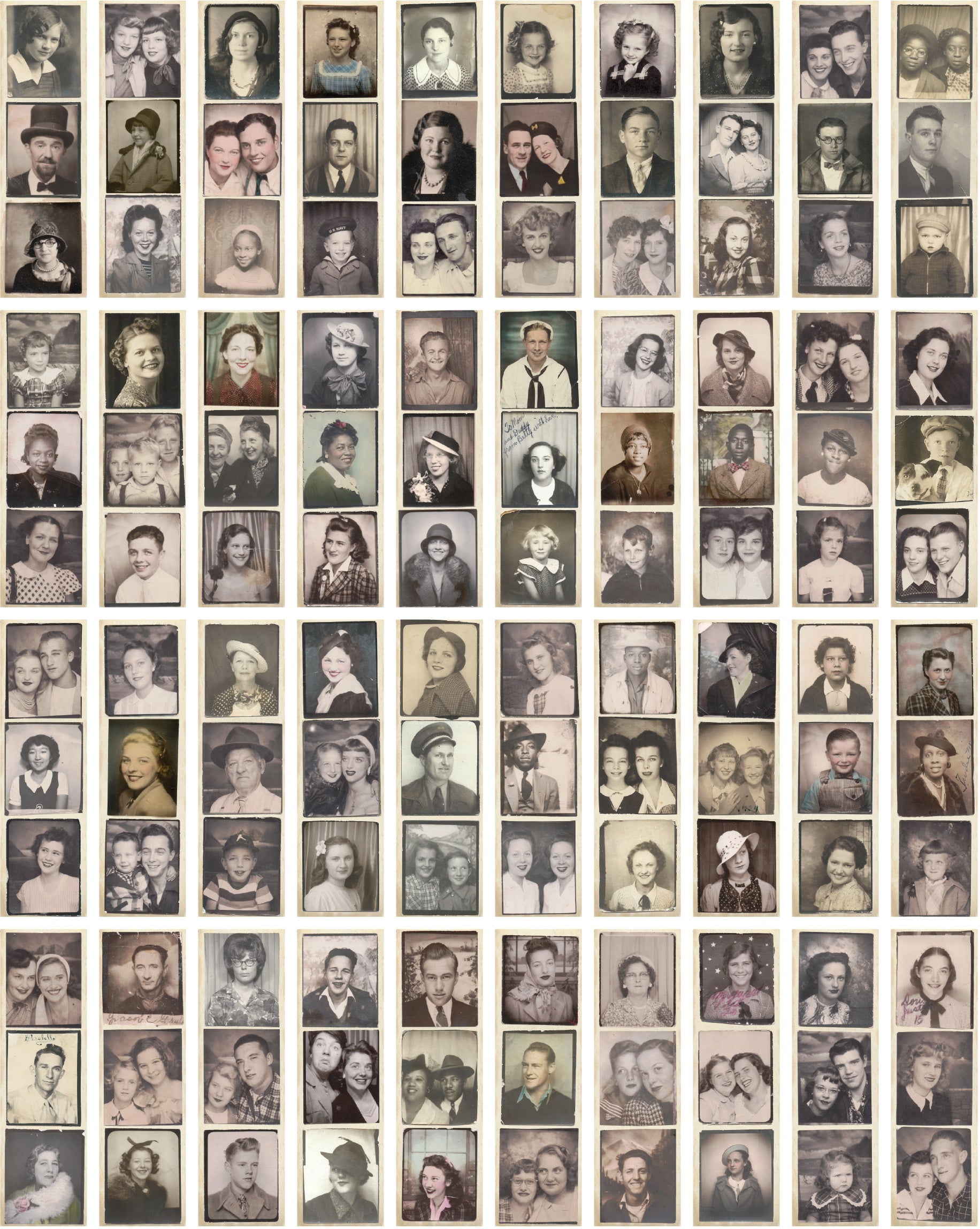 Idea-Ology Photobooth Vintage Photo Strips 40/Pkg  