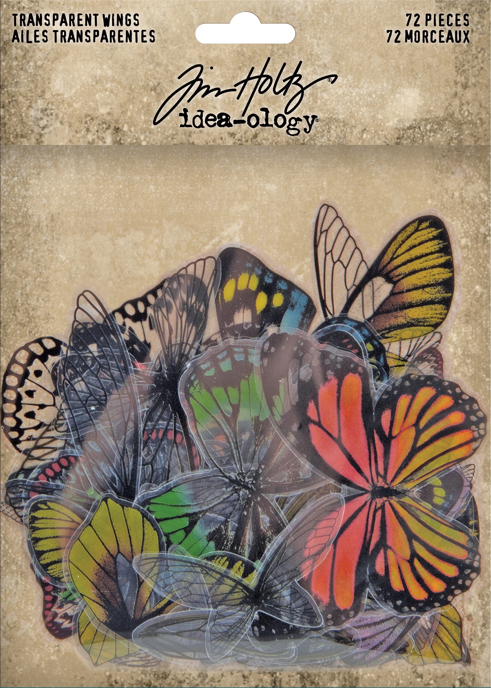 Idea-Ology Transparent Acetate Wings 72/Pkg  