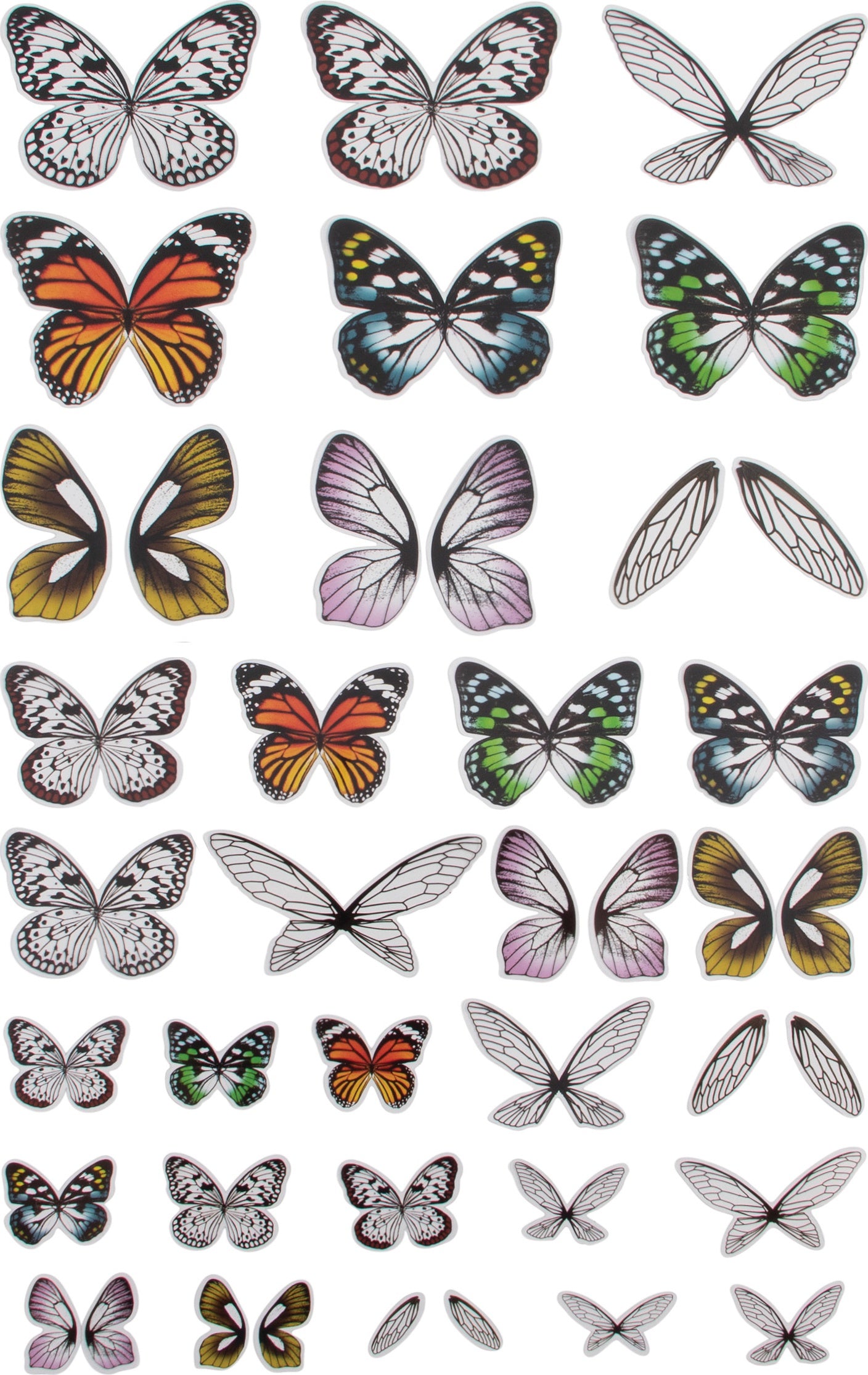 Idea-Ology Transparent Acetate Wings 72/Pkg  