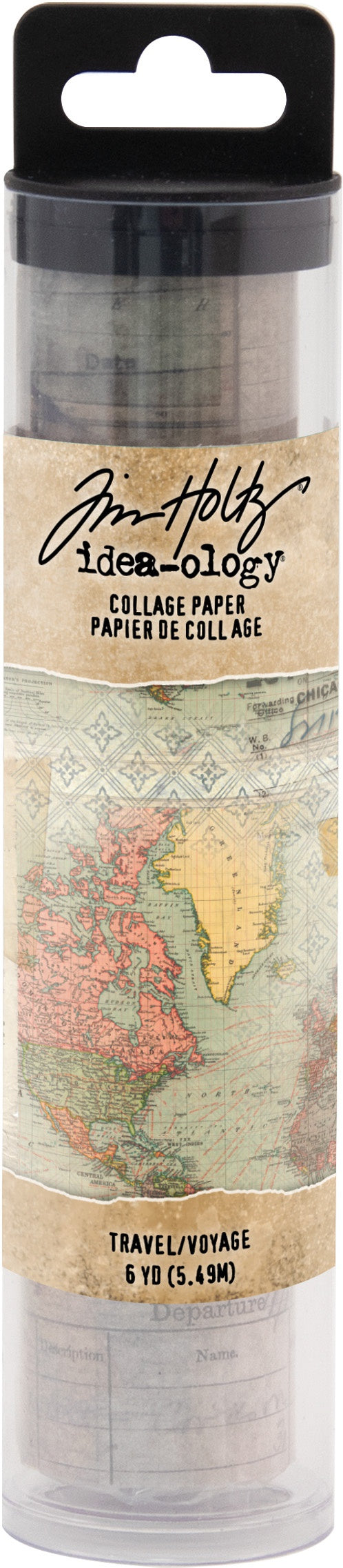 Idea-Ology Collage Paper 6"X6yds Travel