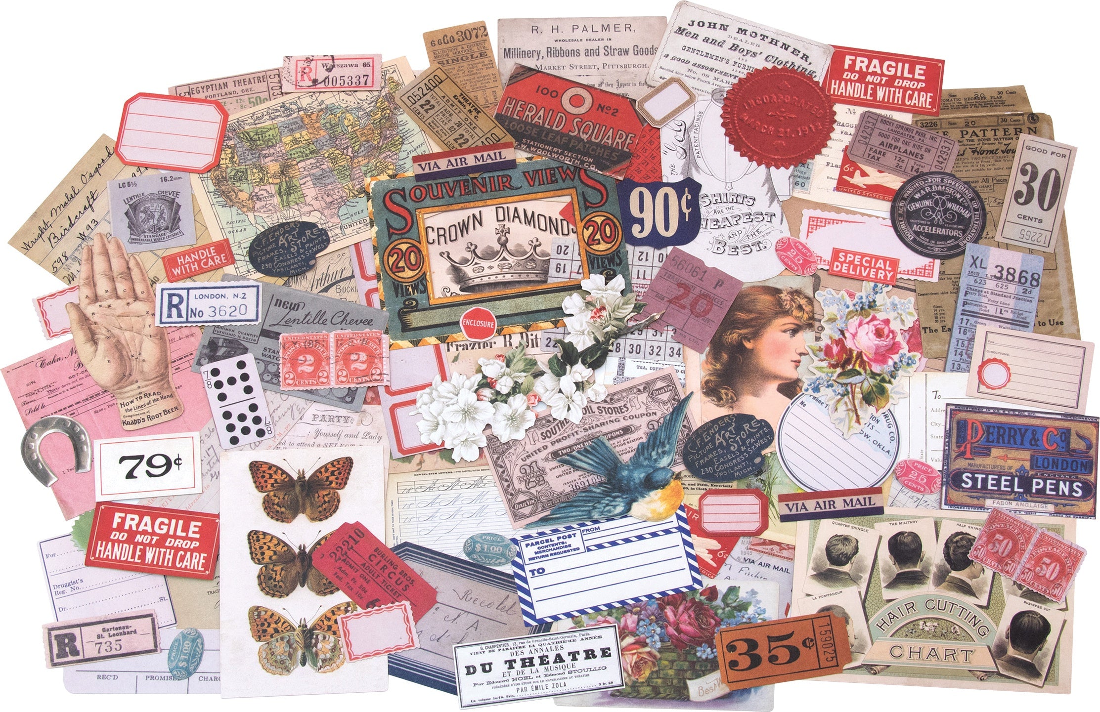 Idea-Ology Ephemera Pack Keepsakes