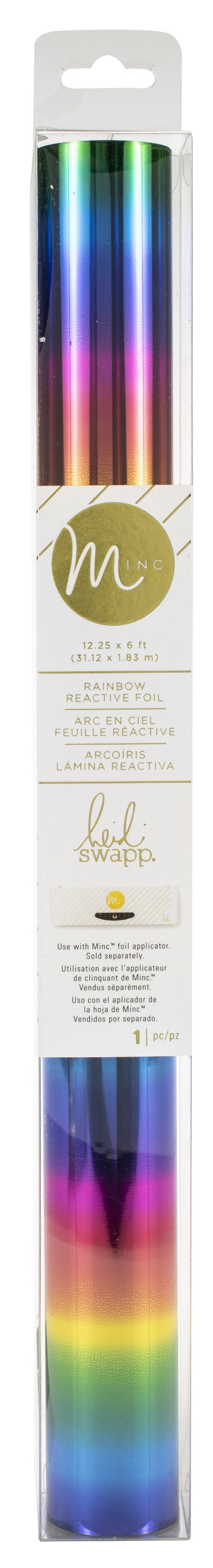 Minc Reactive Foil 12.25" Rainbow 6' Roll