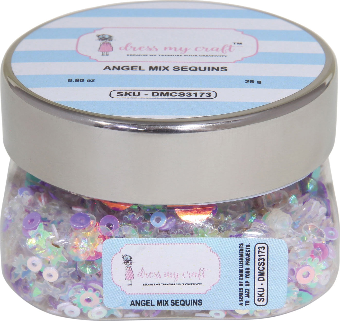 Dress My Crafts Sequins 25gms Angel Mix