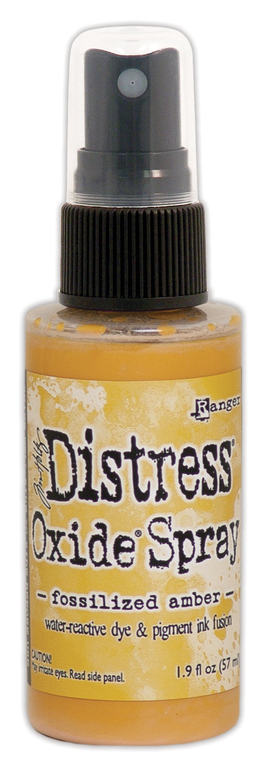 Tim Holtz Distess Oxide Spray 2oz Fossilized Amber