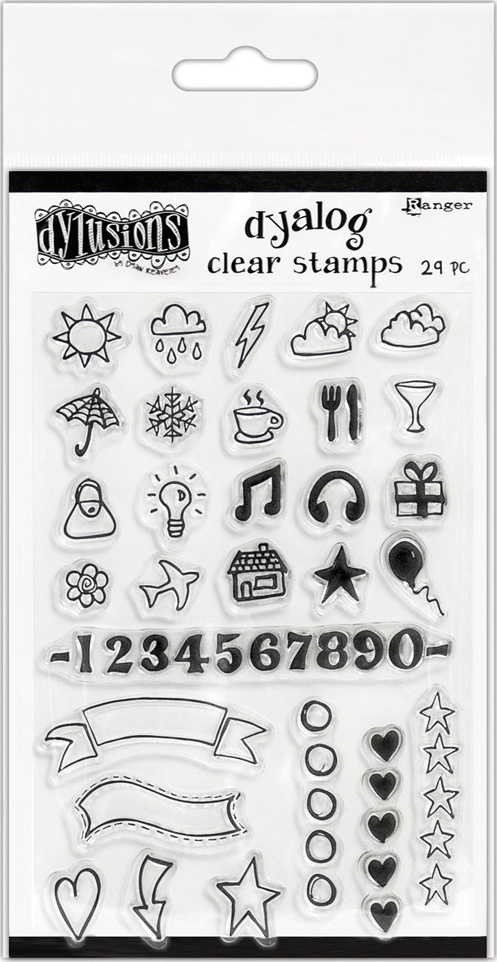 Dyan Reaveley's Dylusions Clear Stamps 4"X8" The Full Package