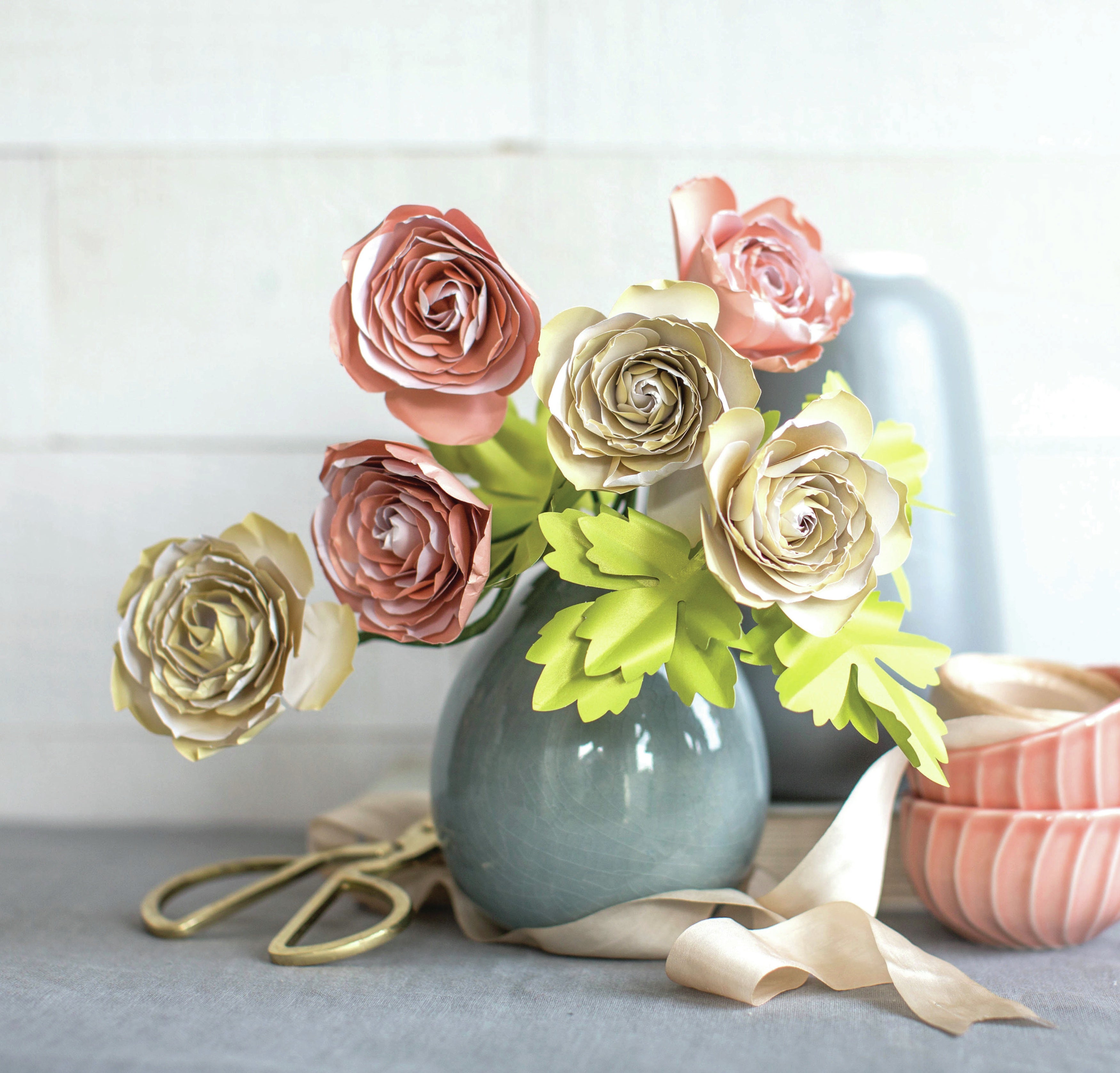 Lia Griffith Paper Stack 6"X6.5" 24/Pkg Ranunculus