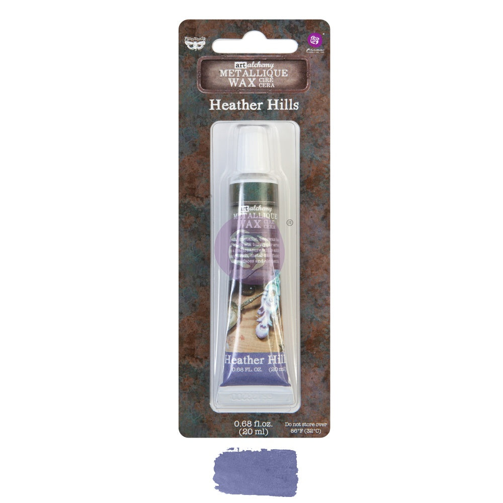 Finnabair Art Alchemy Metallique Wax .68 Fluid Ounce Heather Hills